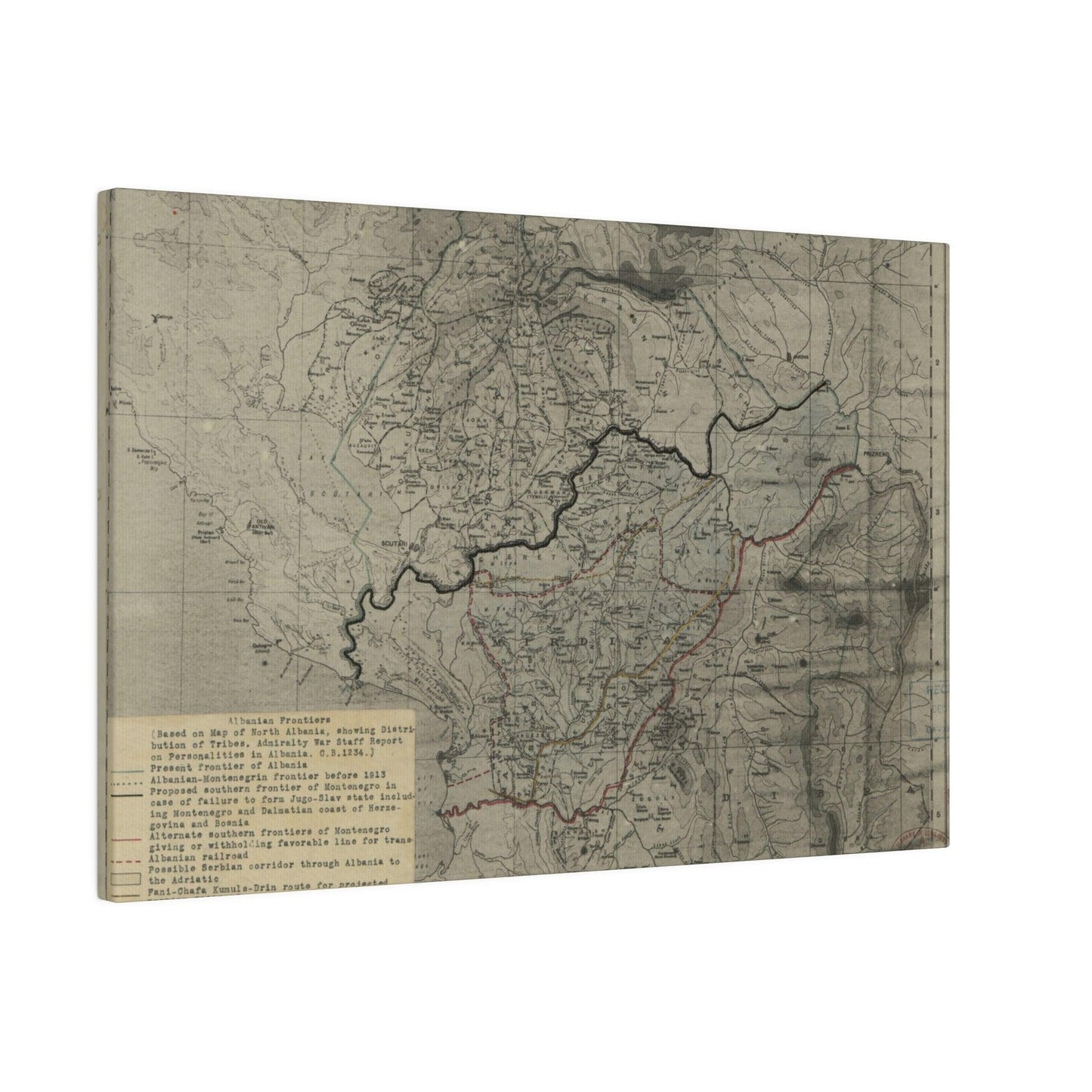 Albanian Frontiers, Admiralty War Staff, 1916 - Pacific Sky Games