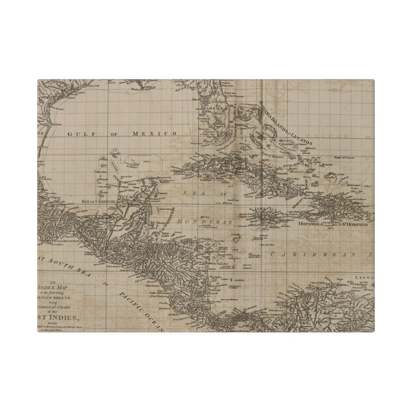 Chart of the West Indies - Pacific Sky Games