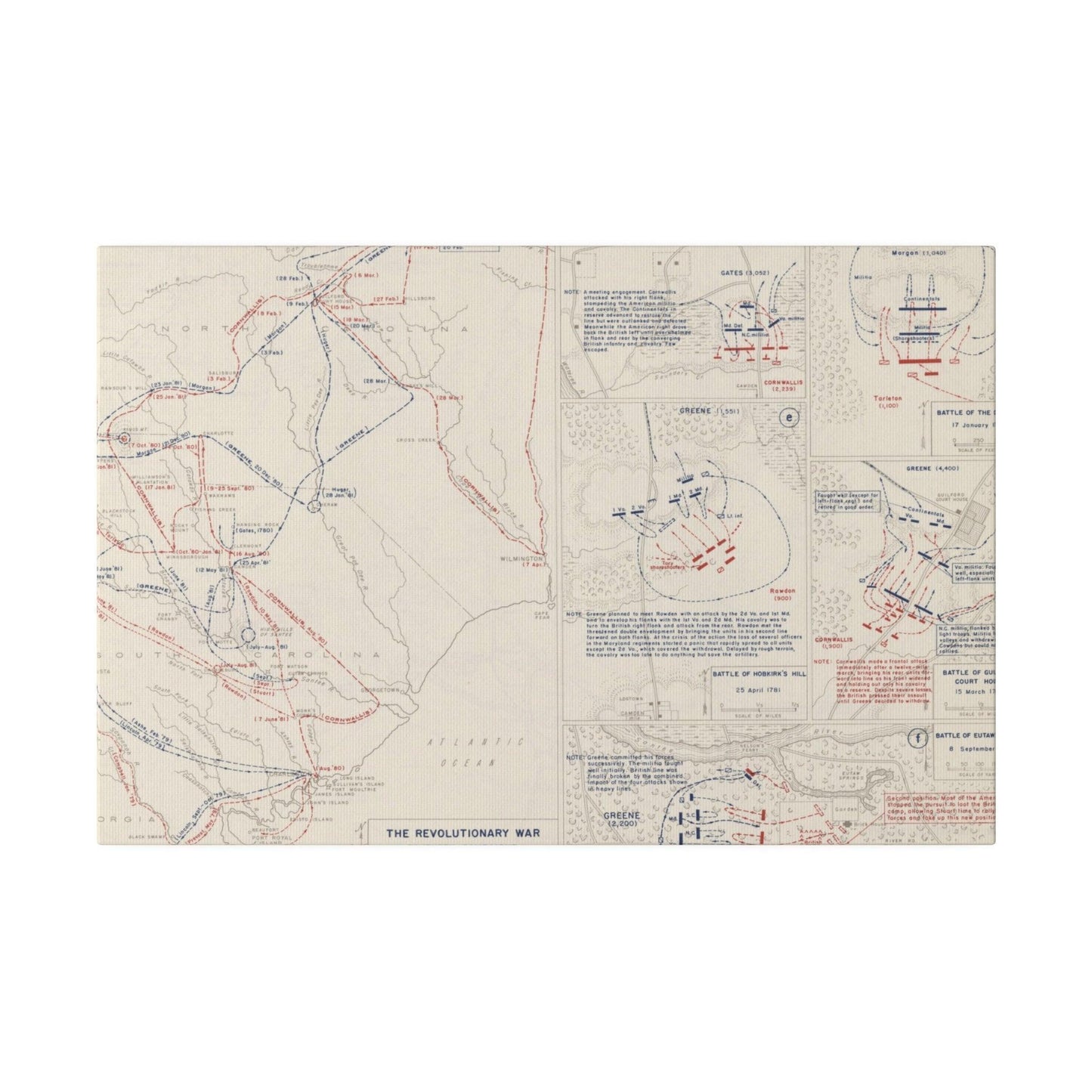 Revolutionary War, Carolinas 1778-1781 - Pacific Sky Games