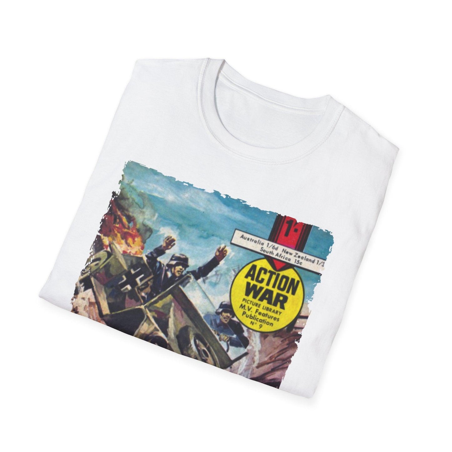 Action War #9 - Unisex Softstyle T-Shirt