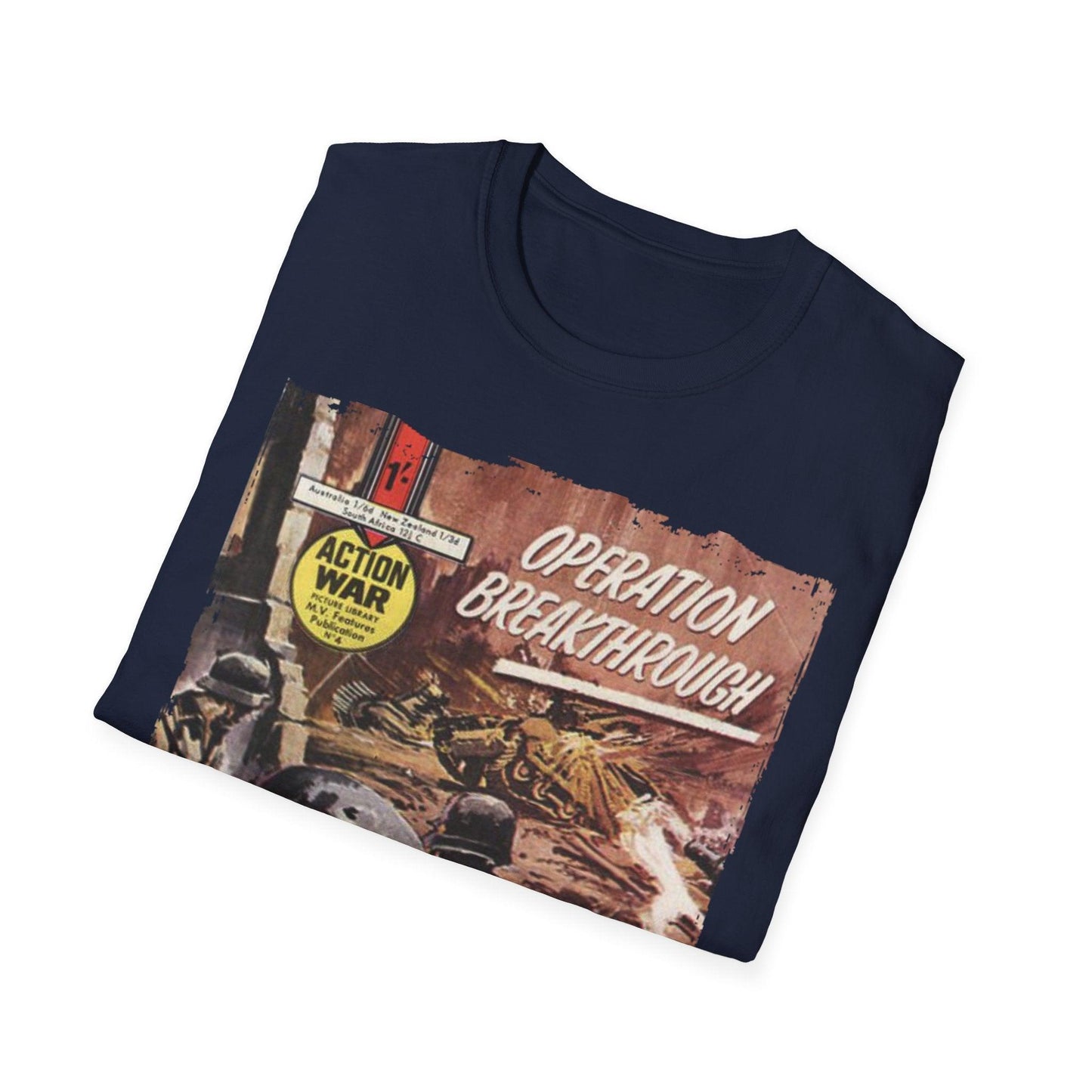 Action War #4 - Unisex Softstyle T-Shirt