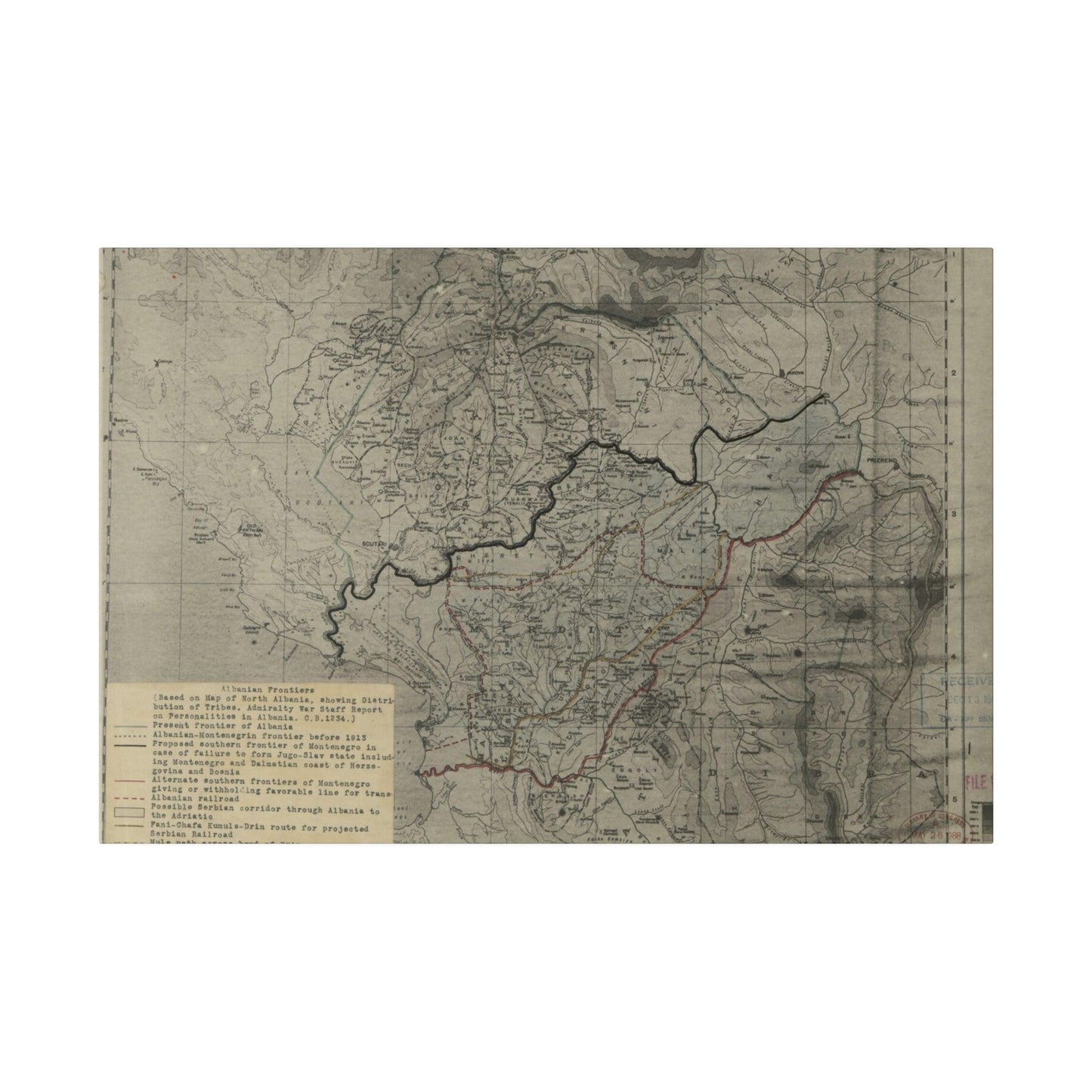 Albanian Frontiers, Admiralty War Staff, 1916 - Pacific Sky Games