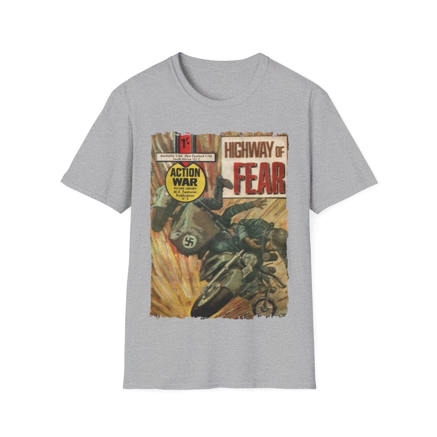 Action War #5 - Unisex Softstyle T-Shirt