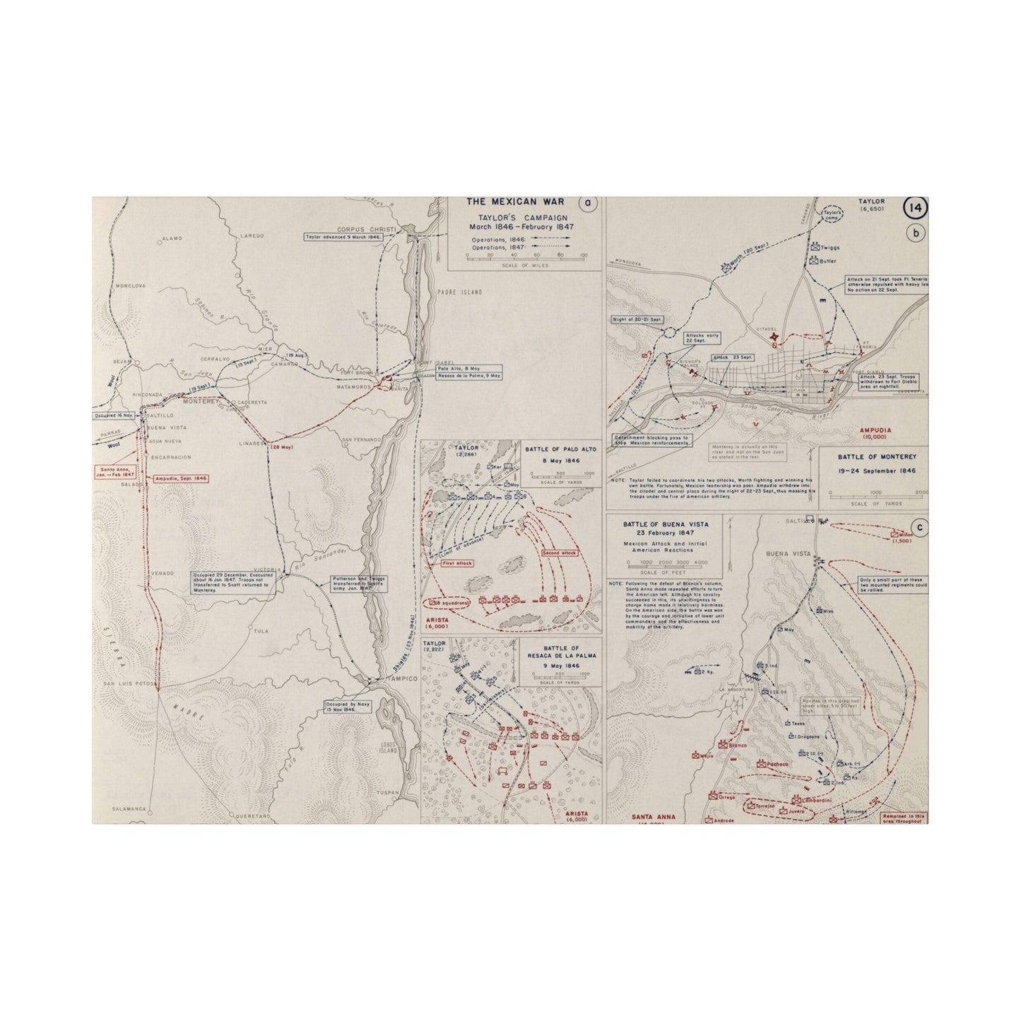 Mexican War, Taylor's Campaign, 1846-1847 - Pacific Sky Games