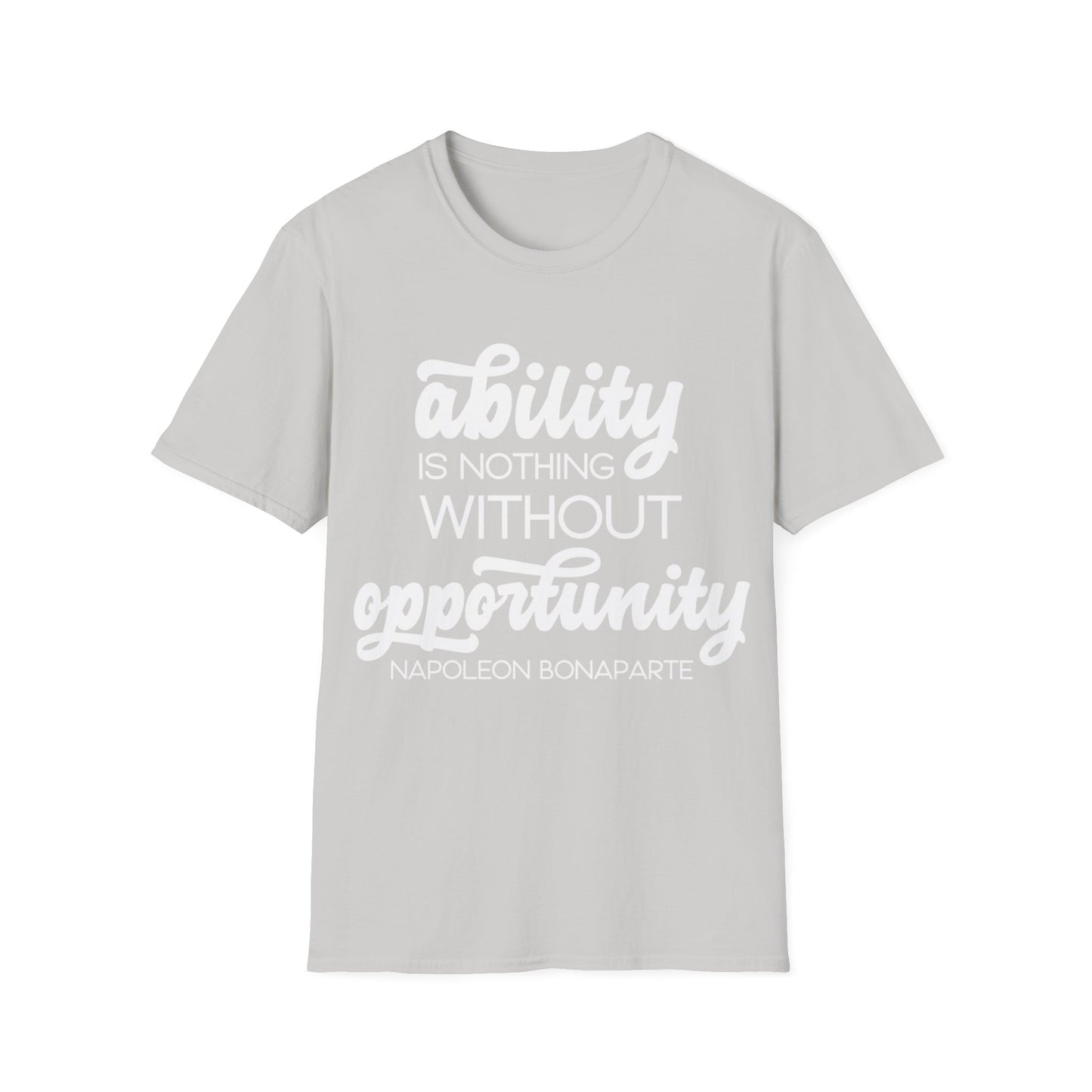 NB Q8 White - Unisex Softstyle T-Shirt