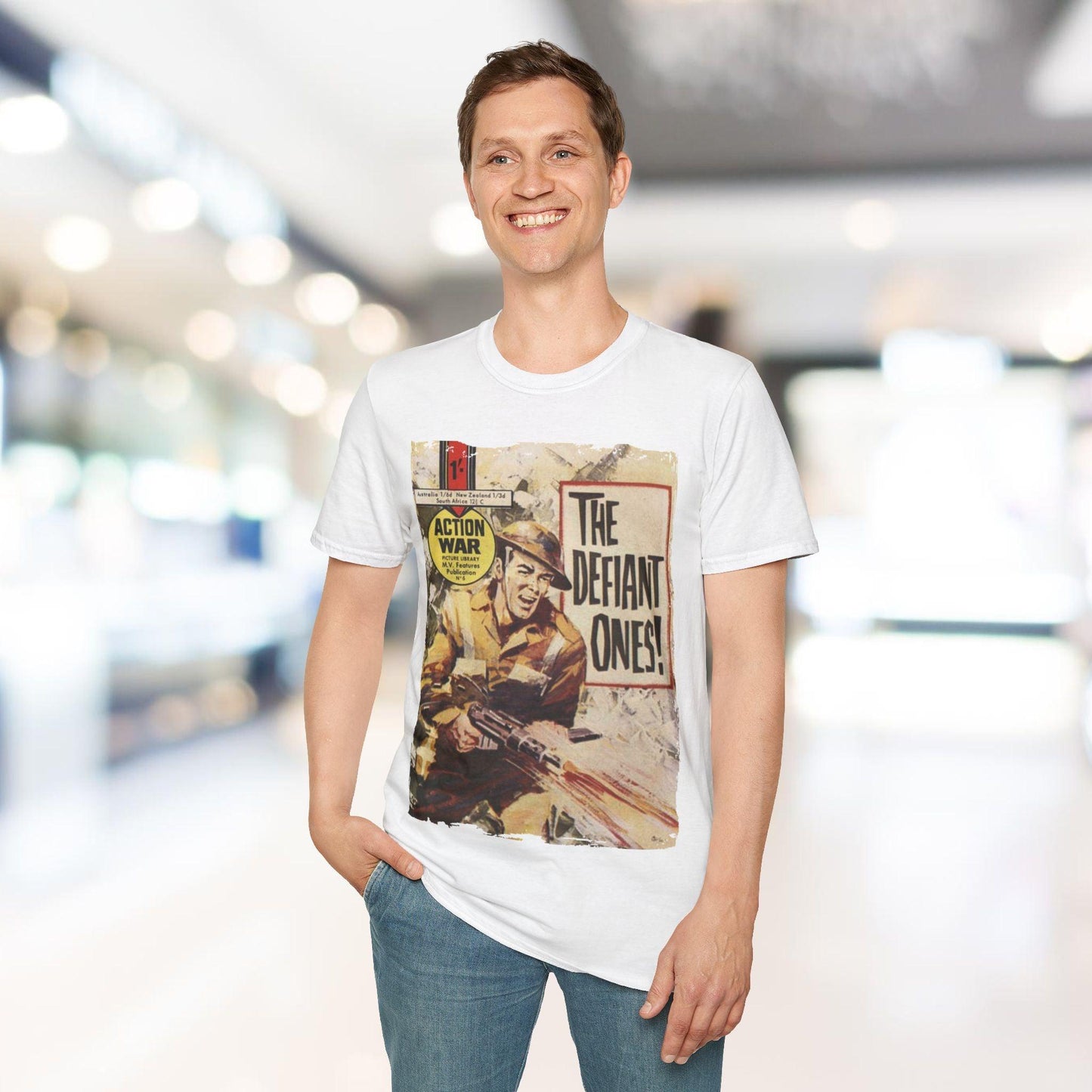 Action War #6 - Unisex Softstyle T-Shirt