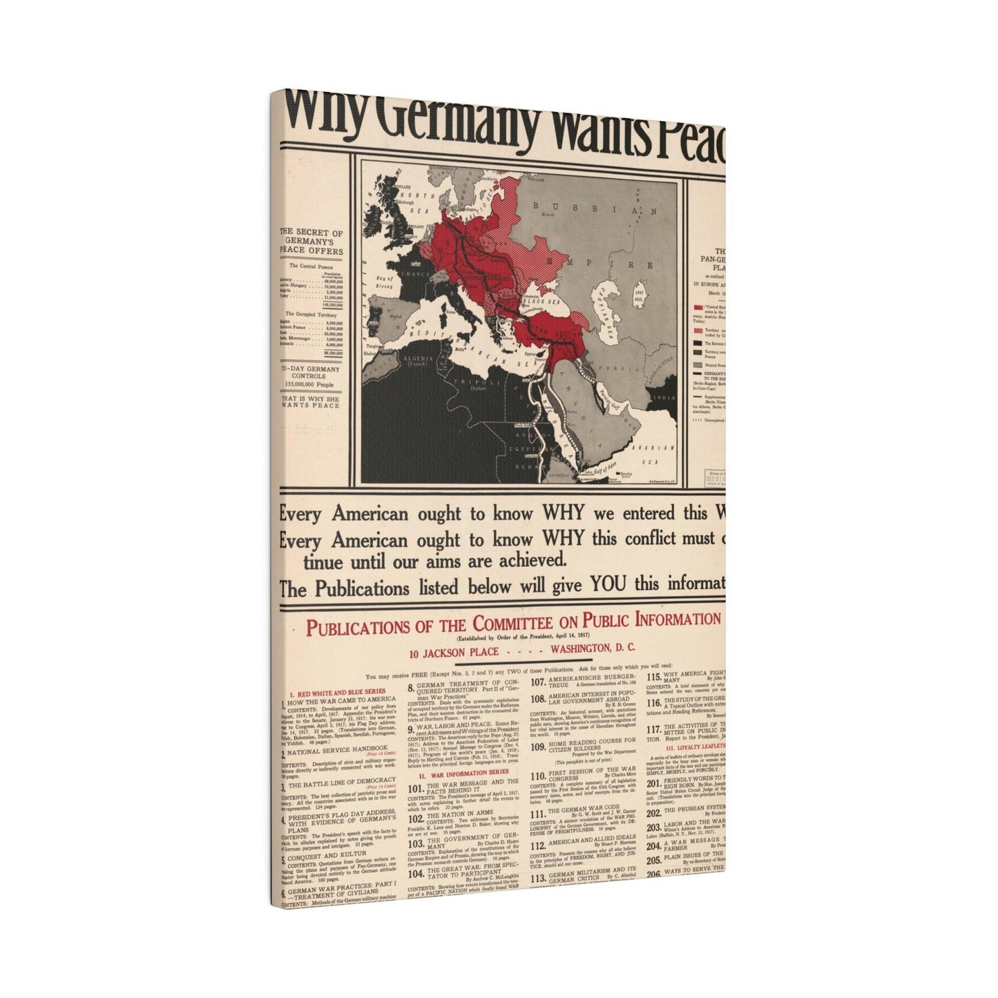 Why Germany Wants Peace 1917 - Pacific Sky Games