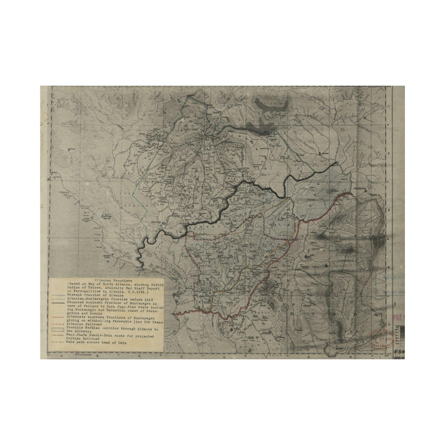 Albanian Frontiers, Admiralty War Staff, 1916 - Pacific Sky Games