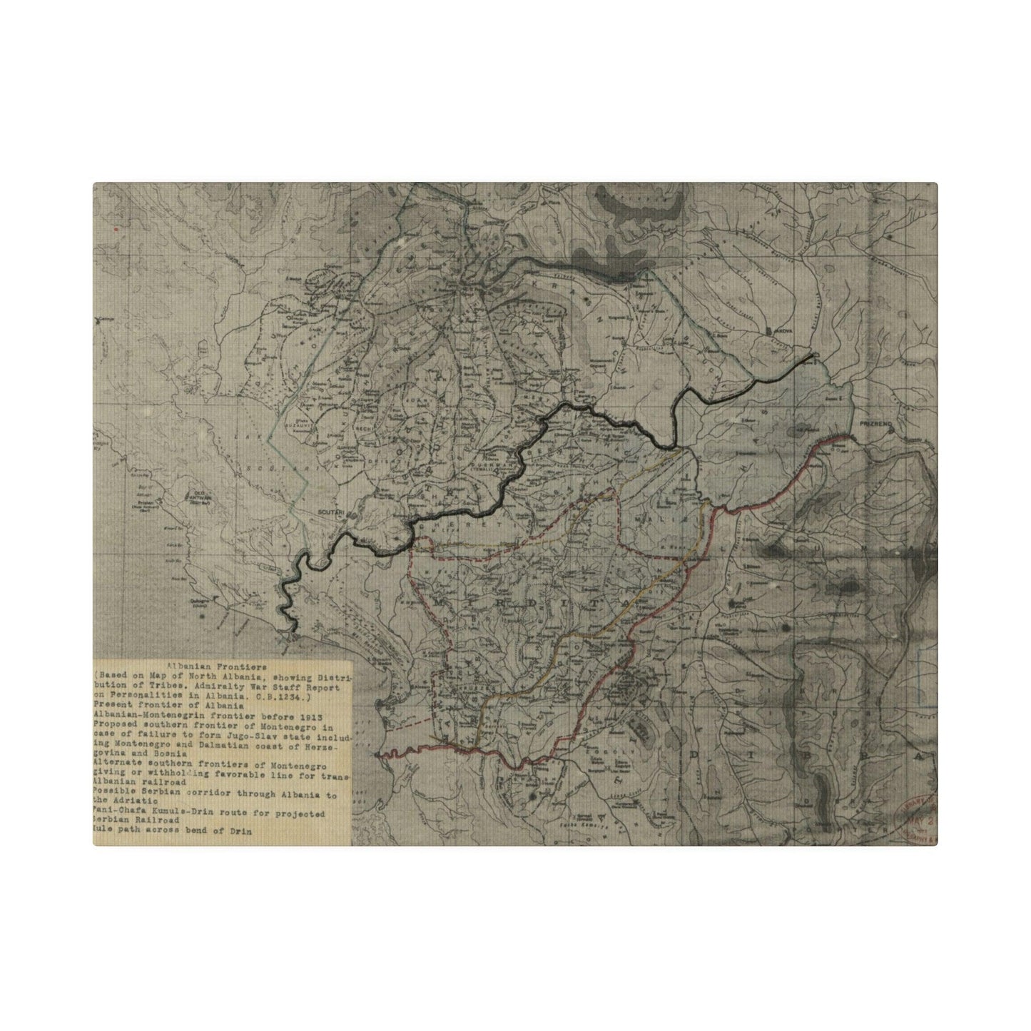 Albanian Frontiers, Admiralty War Staff, 1916 - Pacific Sky Games