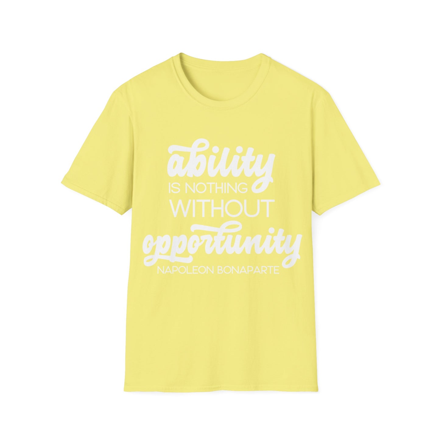 NB Q8 White - Unisex Softstyle T-Shirt