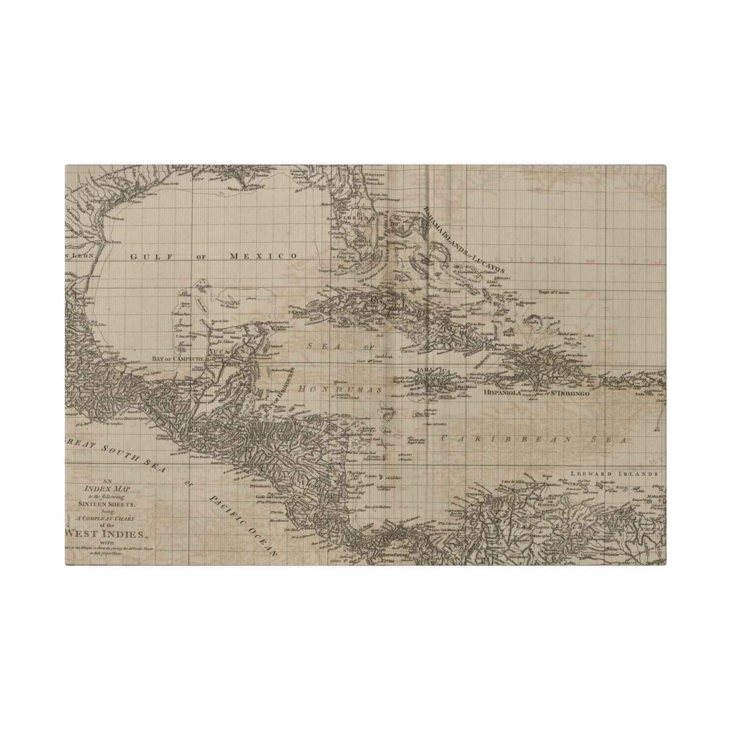 Chart of the West Indies - Pacific Sky Games