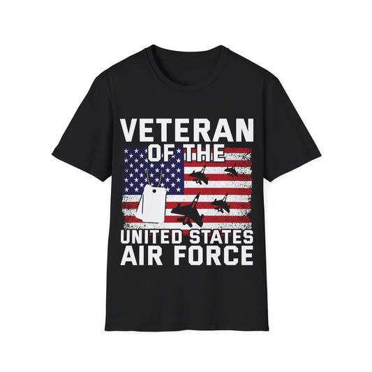 Veteran - Air Force - Unisex Softstyle T-Shirt