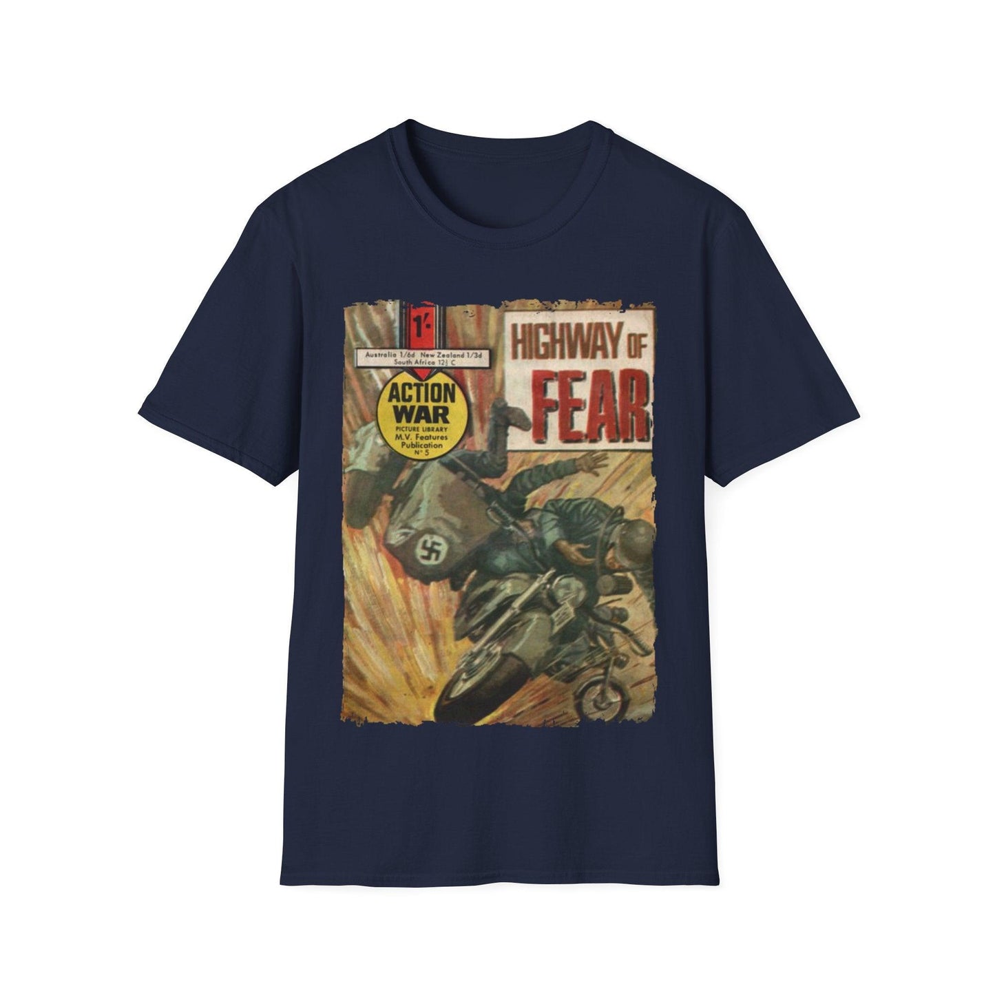 Action War #5 - Unisex Softstyle T-Shirt