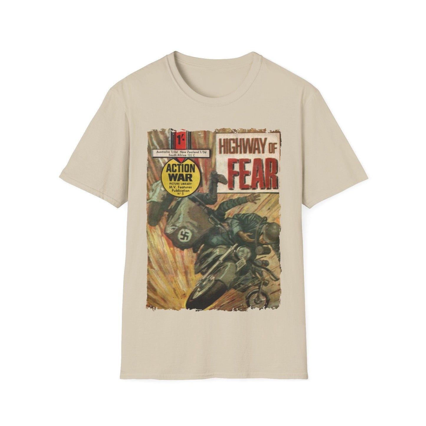Action War #5 - Unisex Softstyle T-Shirt