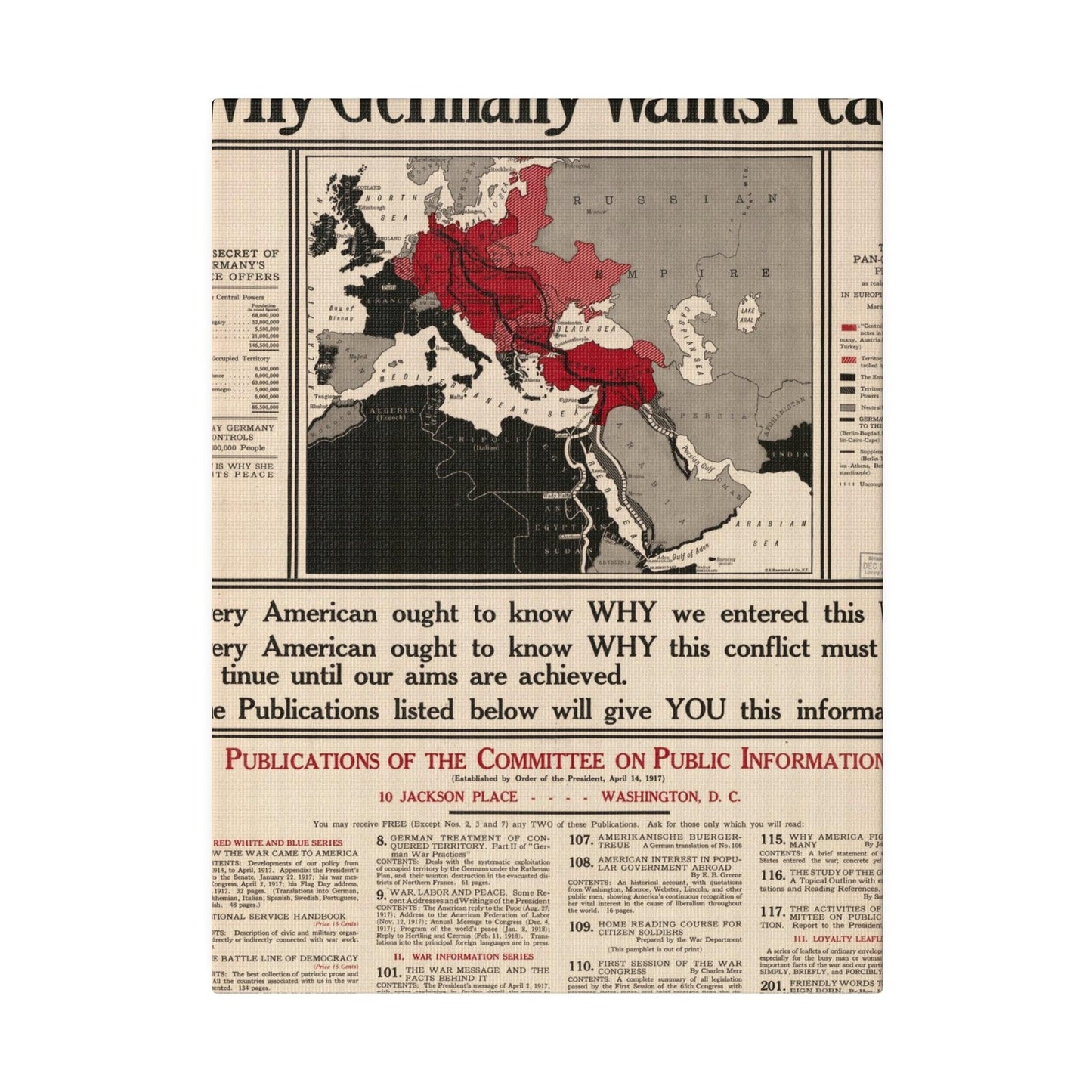 Why Germany Wants Peace 1917 - Pacific Sky Games