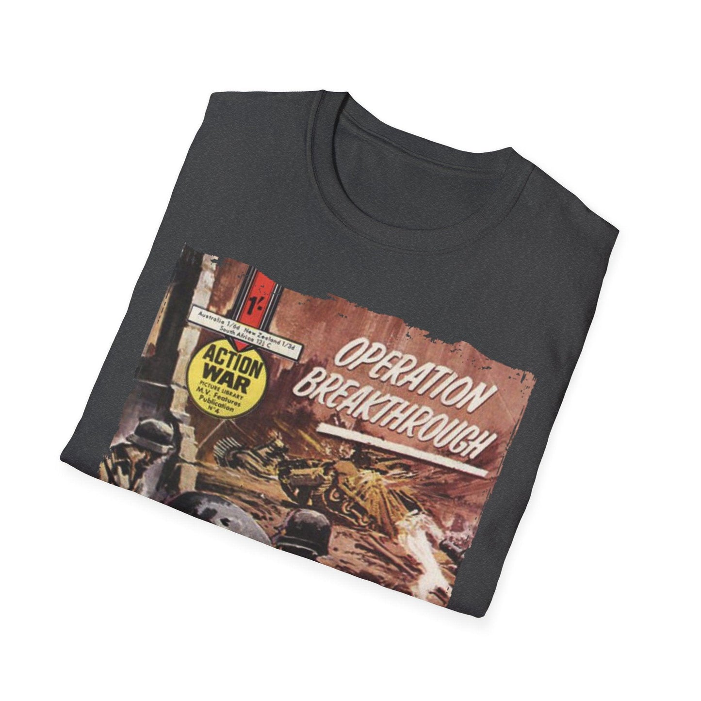 Action War #4 - Unisex Softstyle T-Shirt