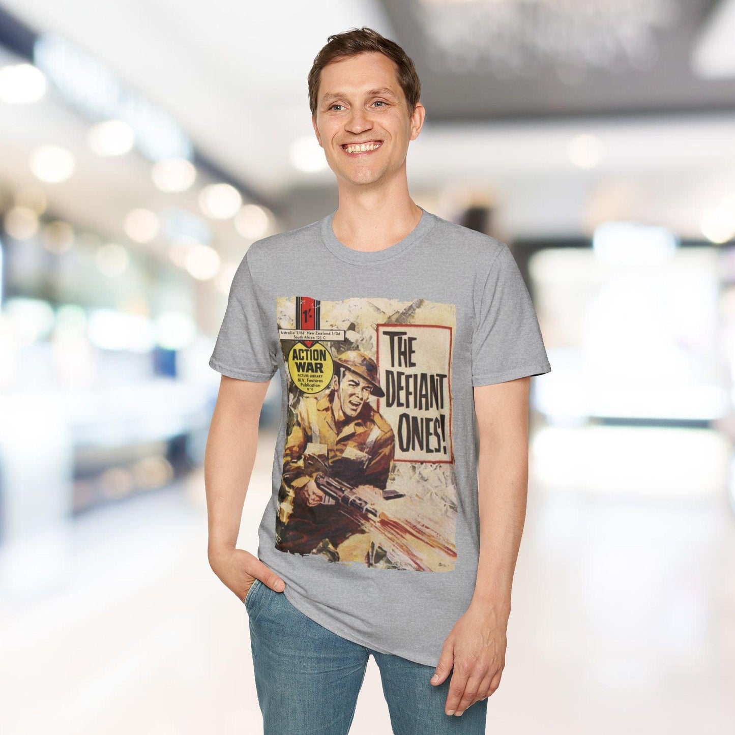 Action War #6 - Unisex Softstyle T-Shirt