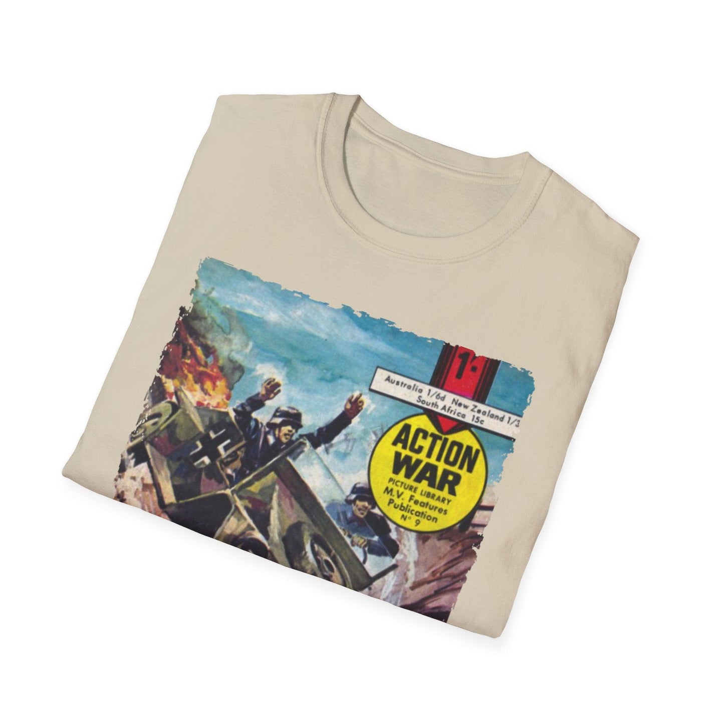 Action War #9 - Unisex Softstyle T-Shirt