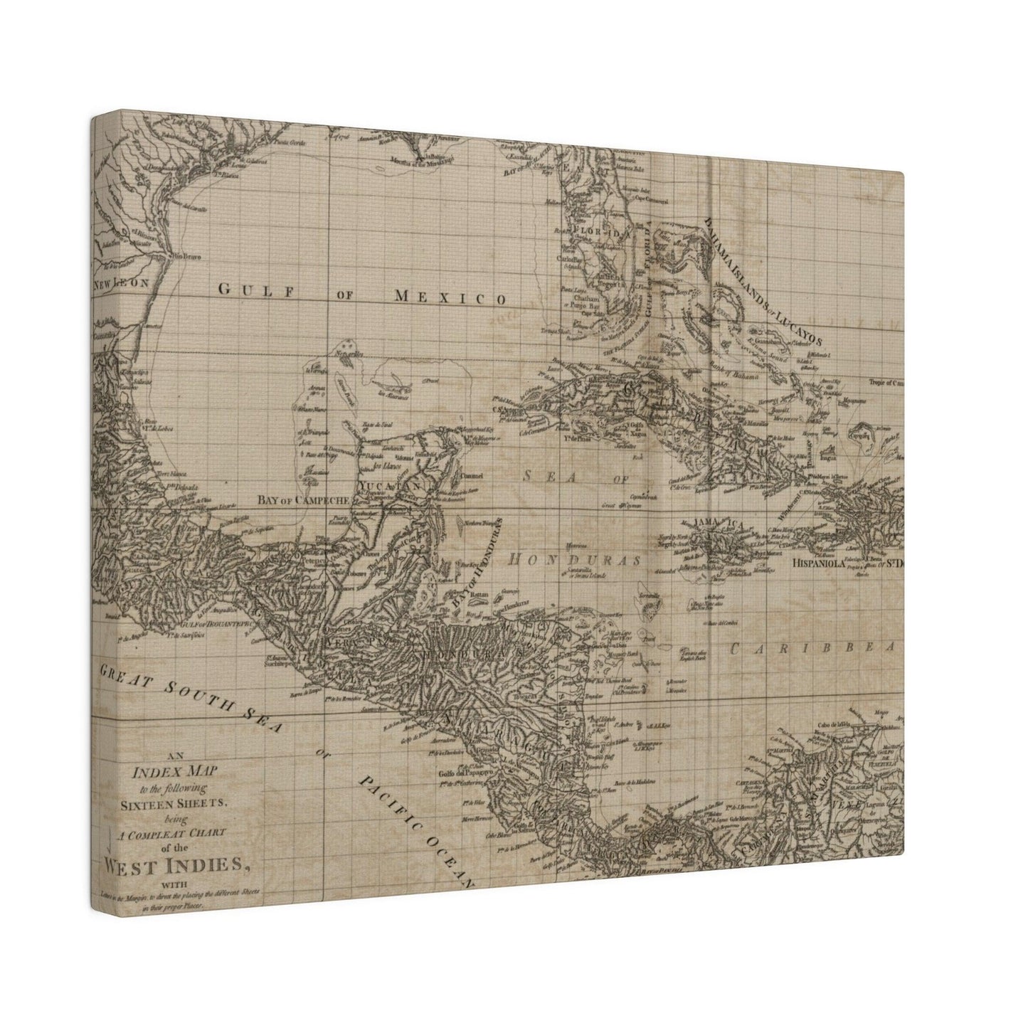 Chart of the West Indies - Pacific Sky Games