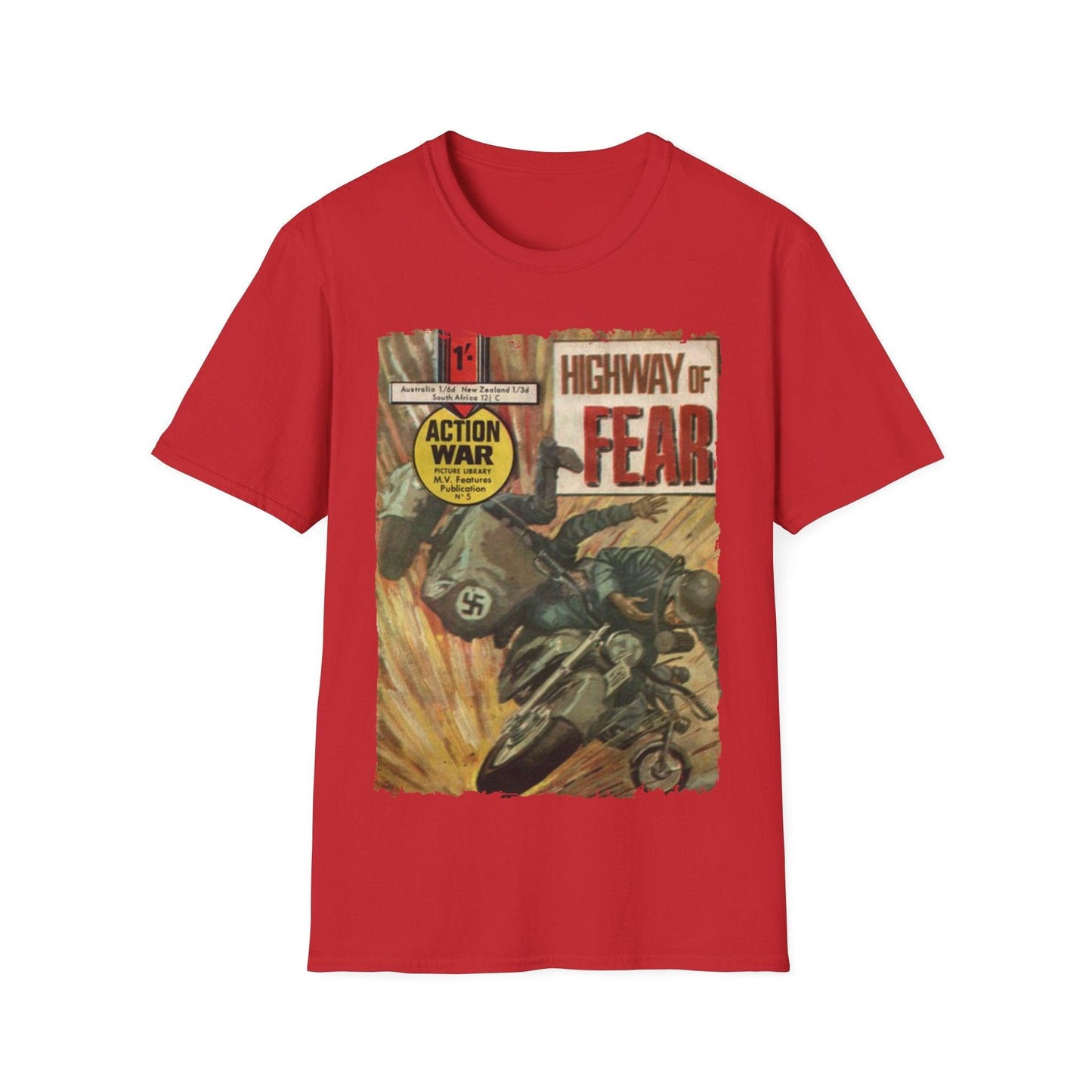 Action War #5 - Unisex Softstyle T-Shirt