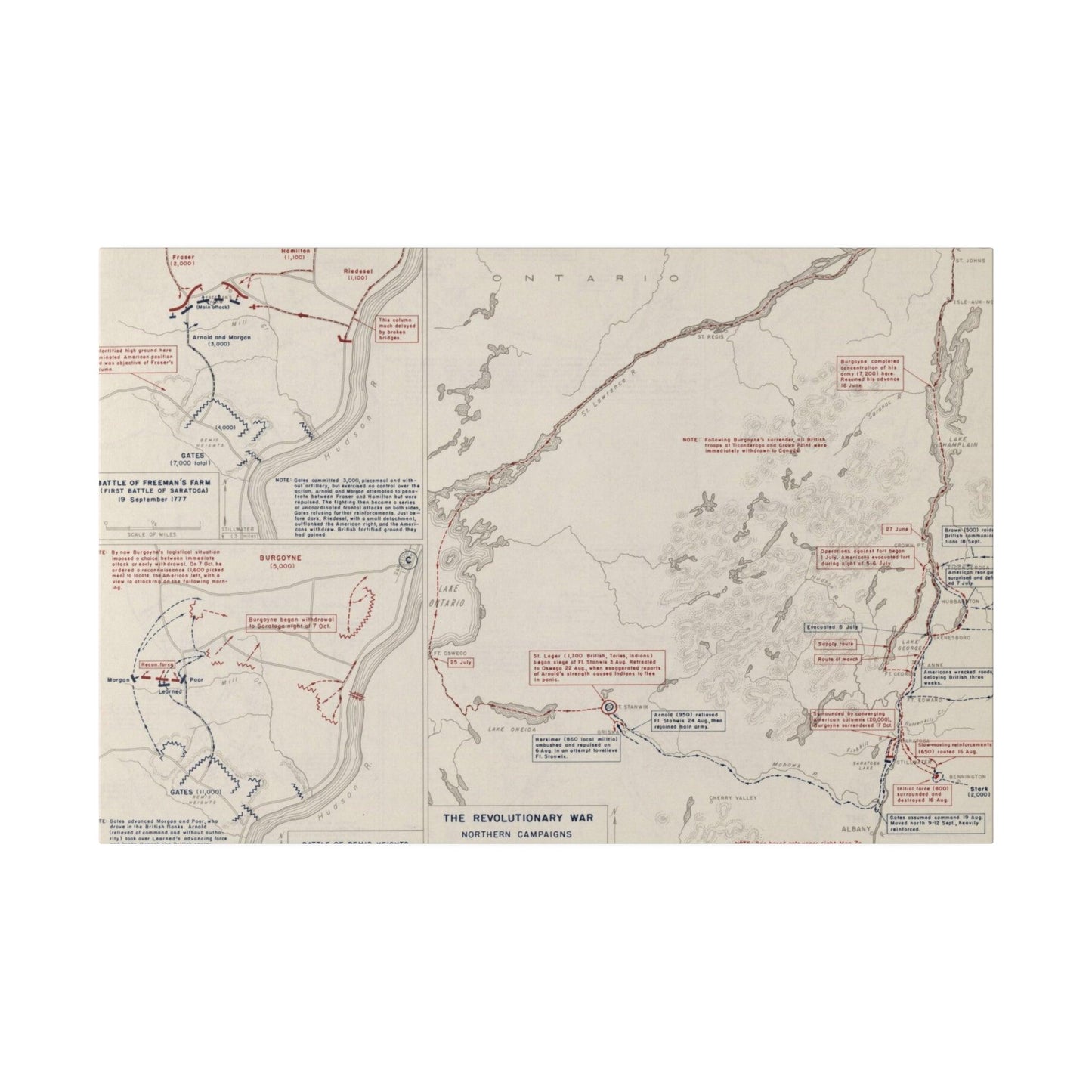 Revolutionary War, Burgoyne's Expedition 1777 - Pacific Sky Games