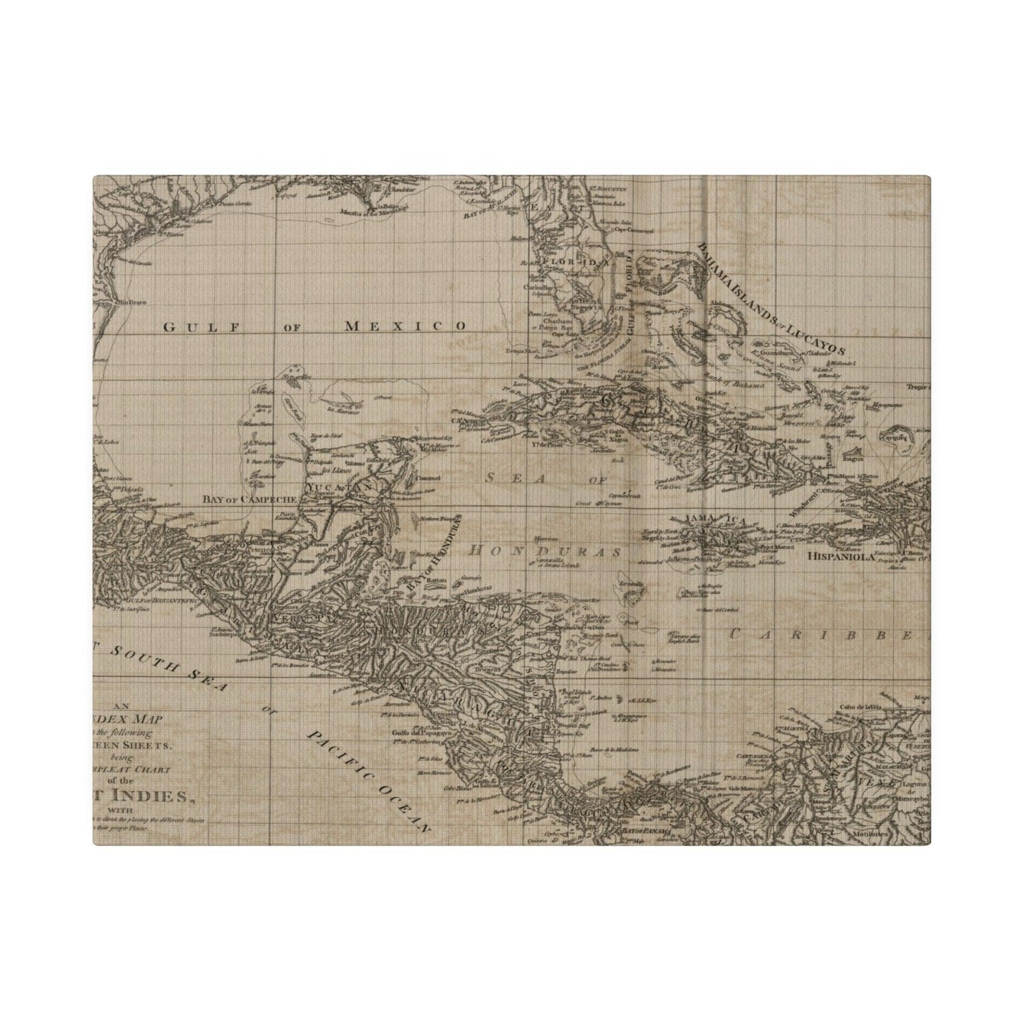 Chart of the West Indies - Pacific Sky Games
