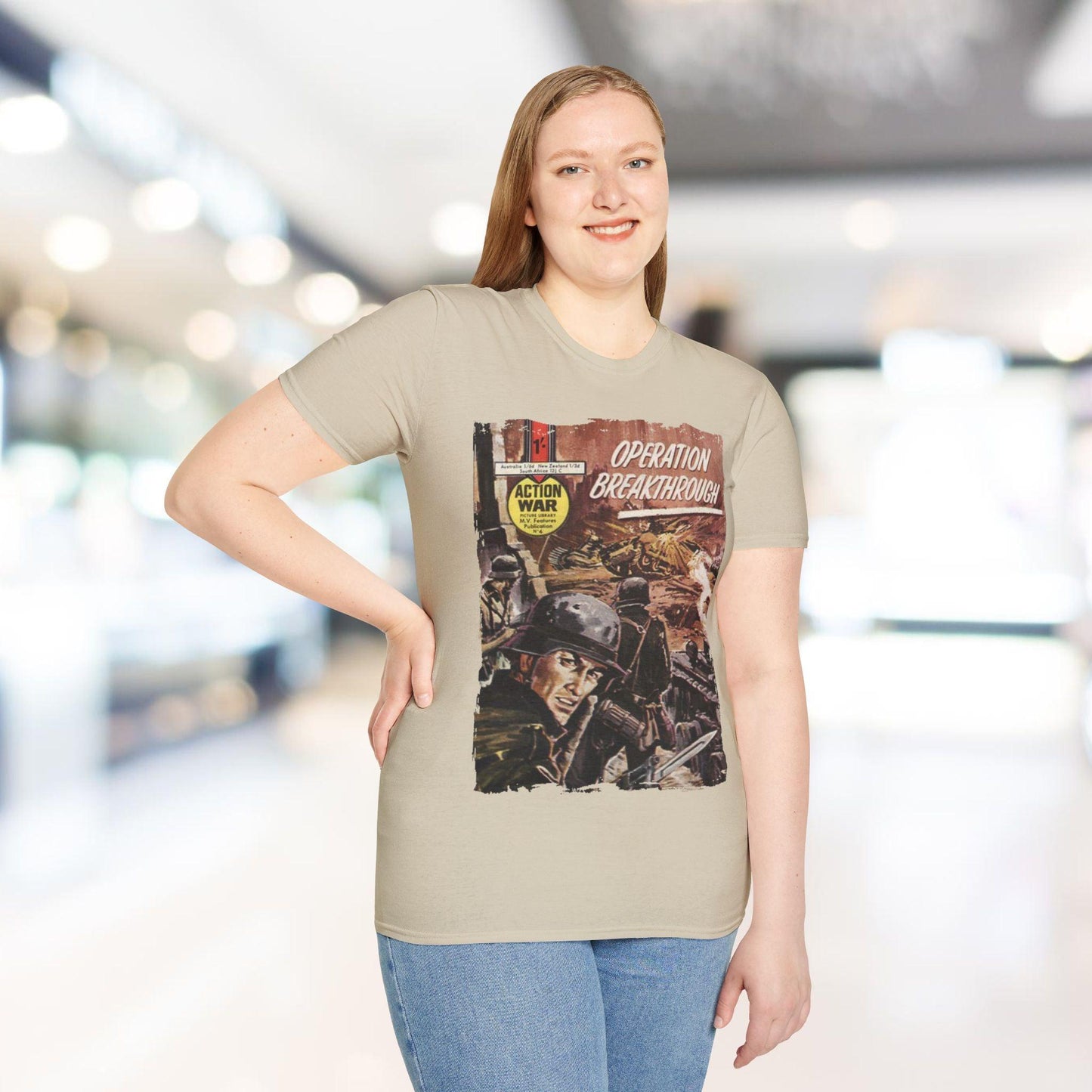Action War #4 - Unisex Softstyle T-Shirt