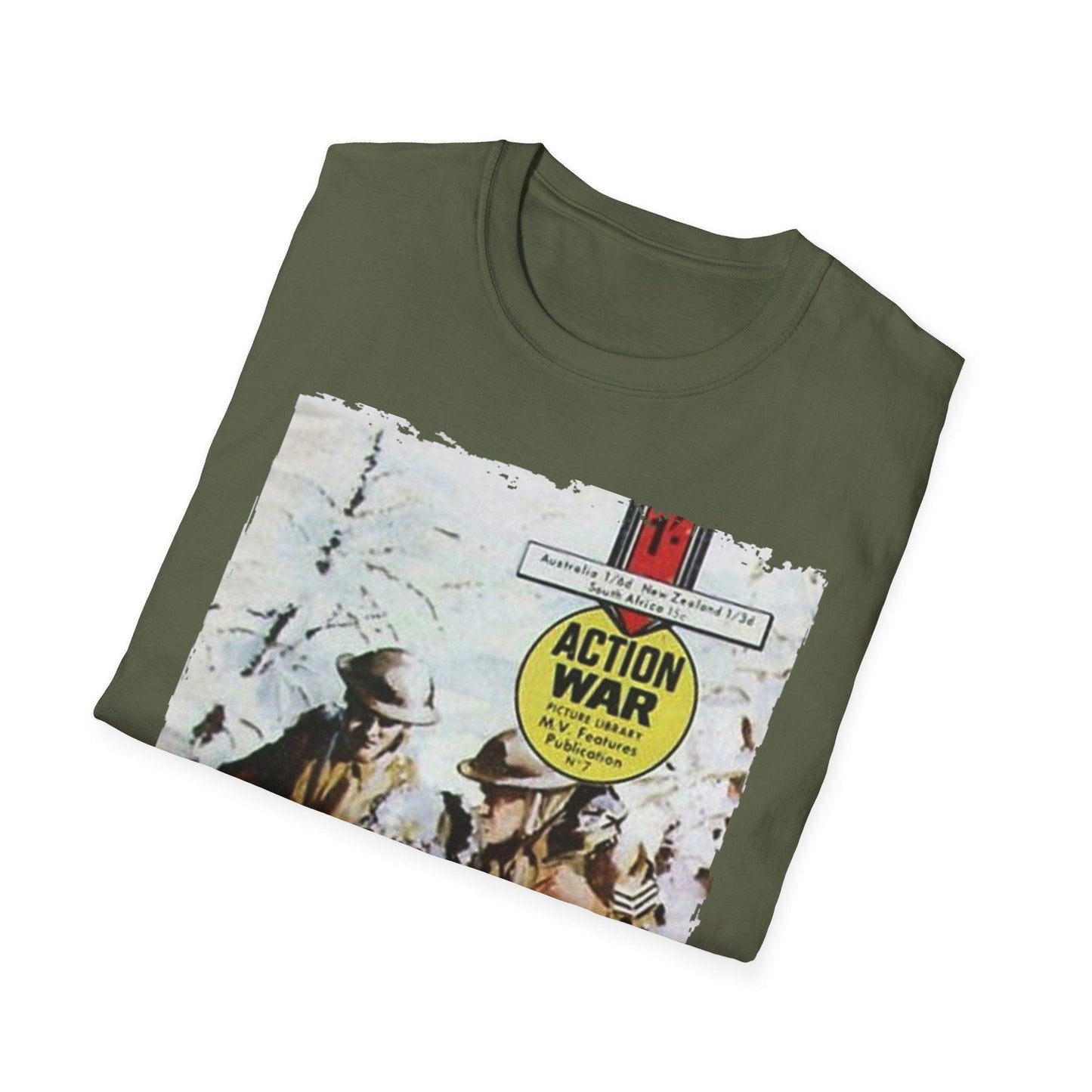 Action War #7 - Unisex Softstyle T-Shirt
