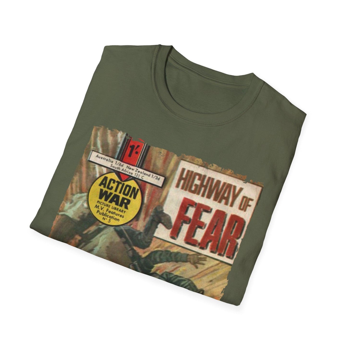 Action War #5 - Unisex Softstyle T-Shirt