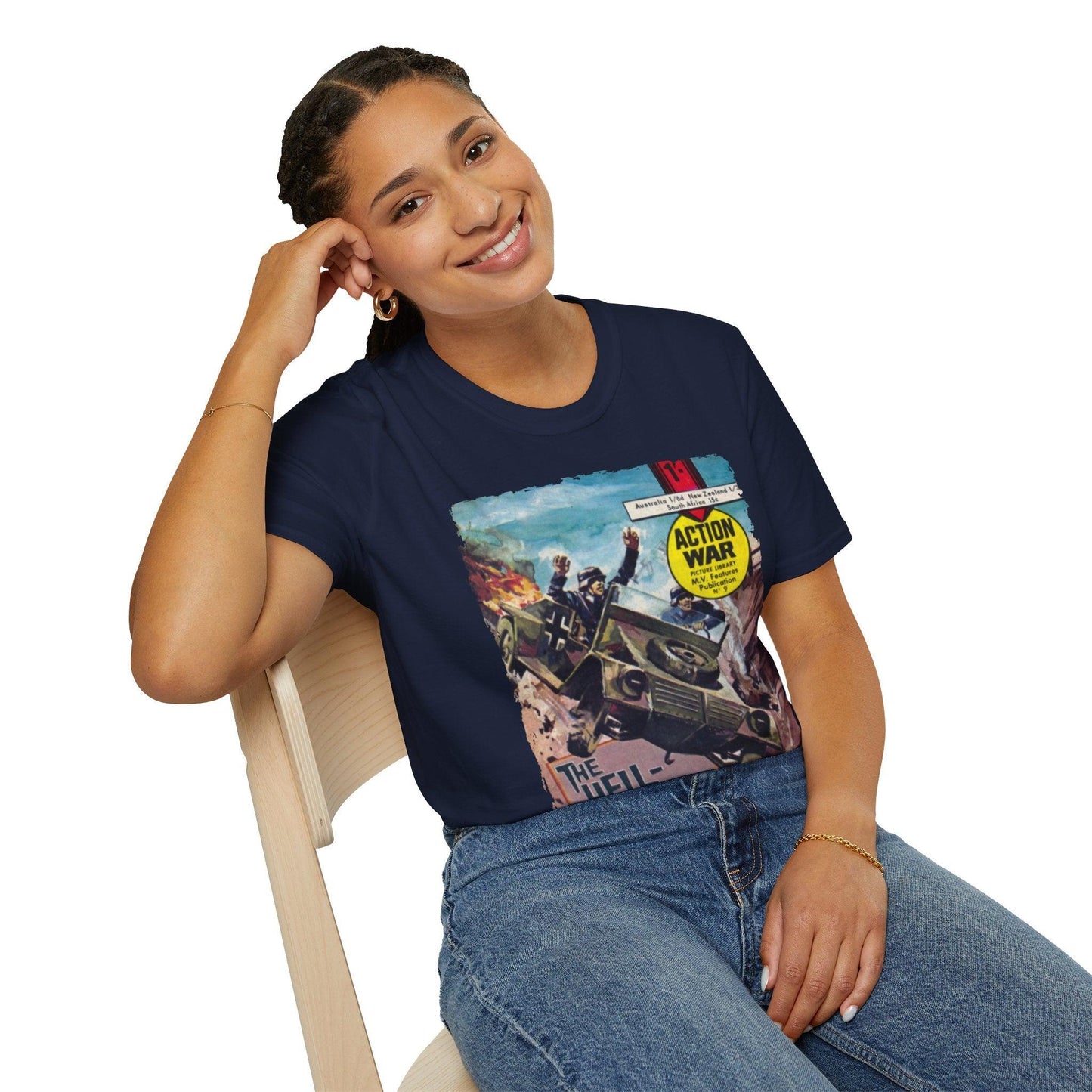 Action War #9 - Unisex Softstyle T-Shirt