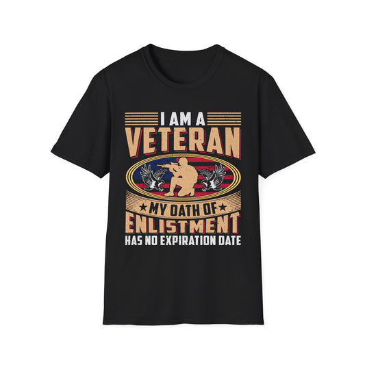 Enlistment Has No Expiration - Unisex Softstyle T-Shirt - Pacific Sky Games