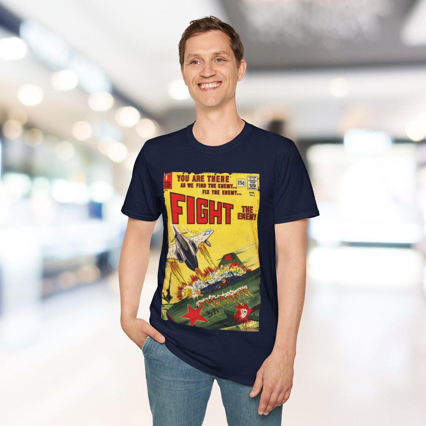 Fight The Enemy No.3 - Unisex Softstyle T-Shirt