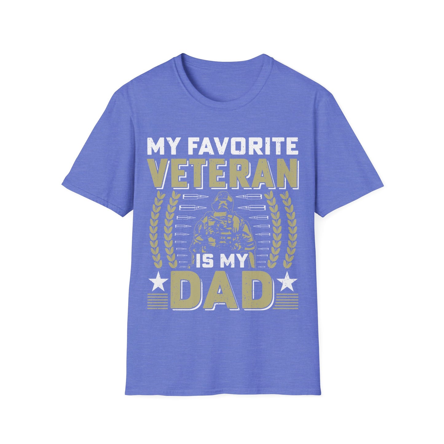 Favorite Veteran - Dad - Unisex Softstyle T-Shirt