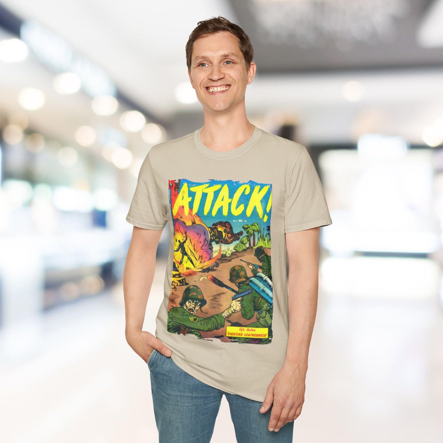 Attack! Nov 1952 - Unisex Softstyle T-Shirt