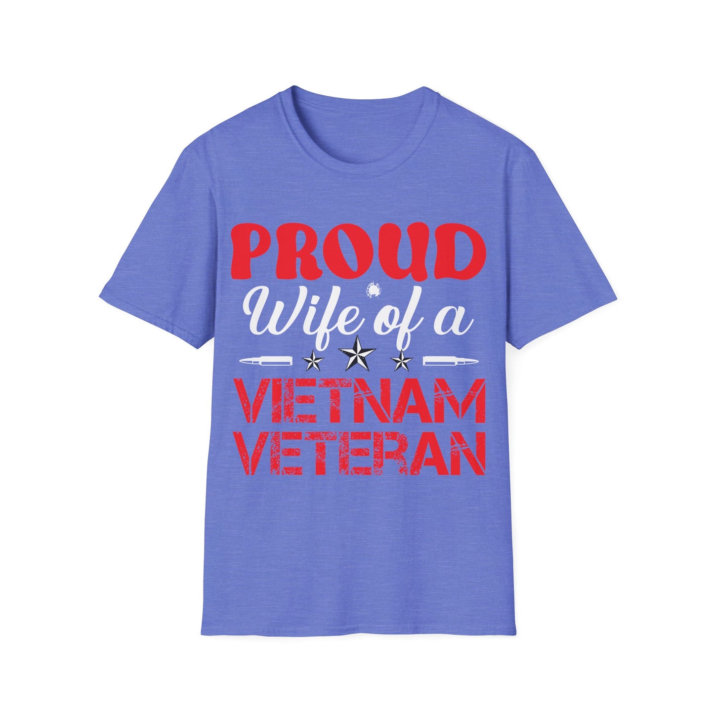 Proud Wife - Vietnam Veteran - Unisex Softstyle T-Shirt