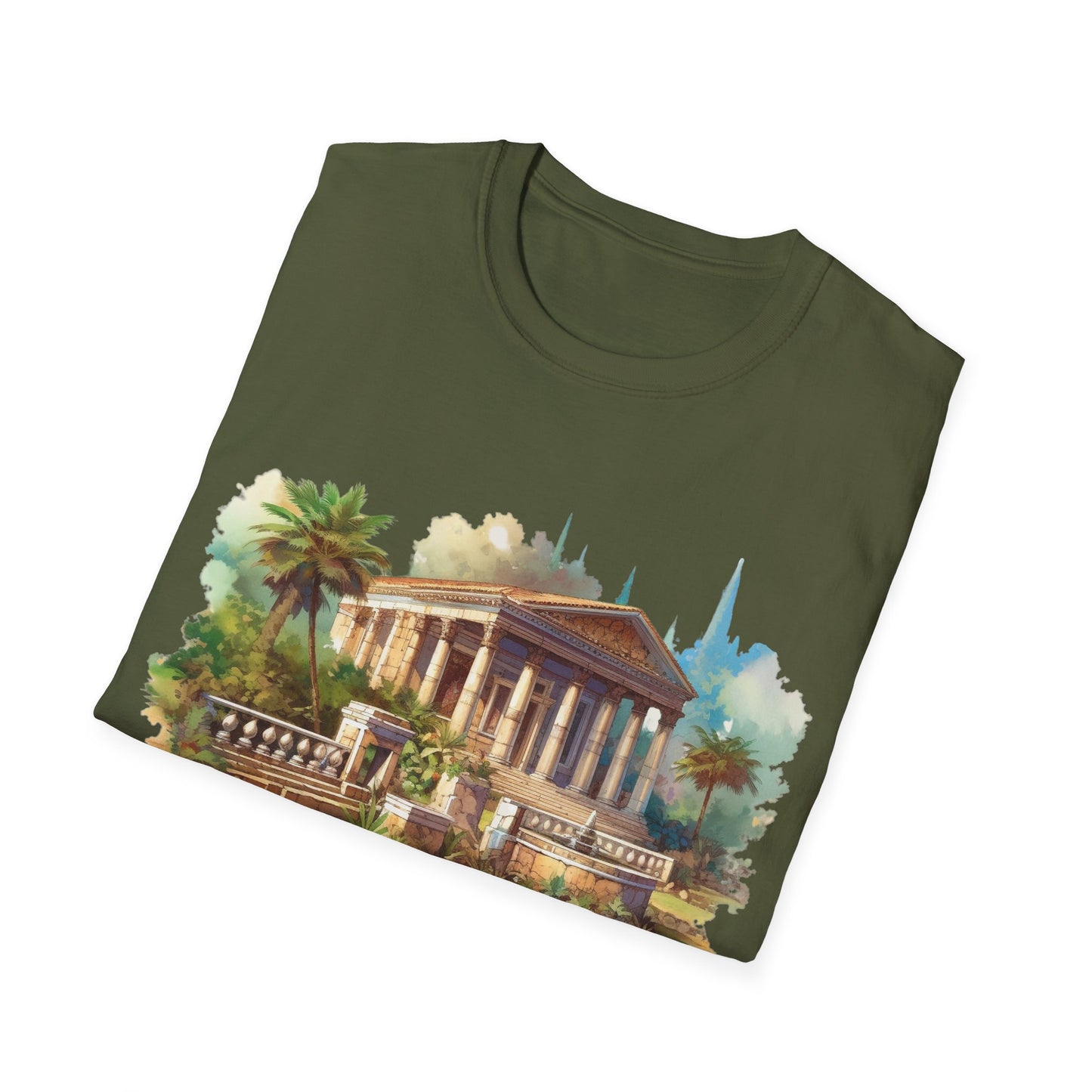 Ancient Bldg 5 - Unisex Softstyle T-Shirt