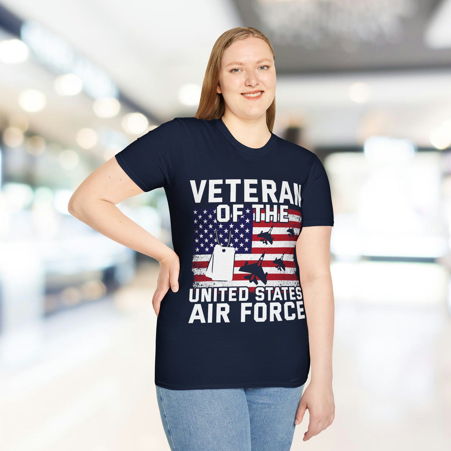 Veteran - Air Force - Unisex Softstyle T-Shirt