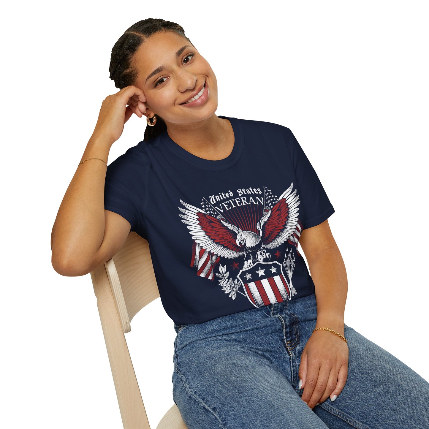 United States Veteran - Unisex Softstyle T-Shirt