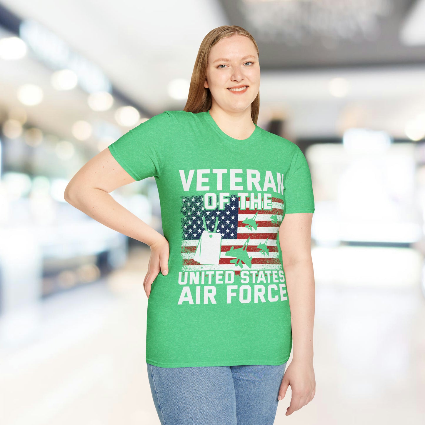 Veteran - Air Force - Unisex Softstyle T-Shirt