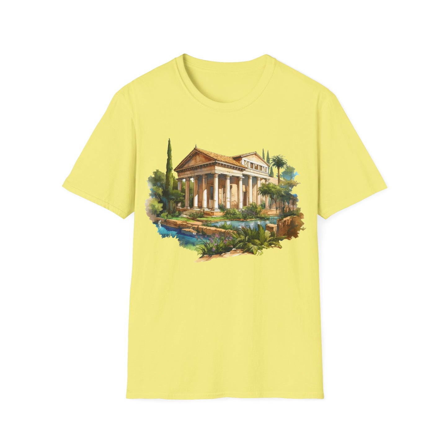 Ancient Bldg 3 - Unisex Softstyle T-Shirt