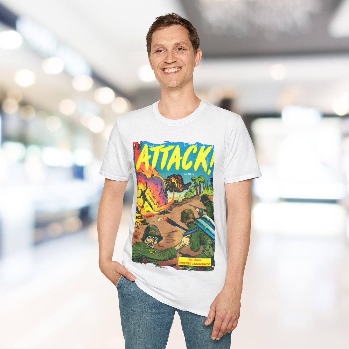 Attack! Nov 1952 - Unisex Softstyle T-Shirt