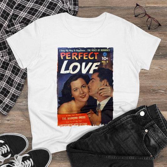 Perfect Love Jun 1952 - Women's Midweight Cotton Tee - Pacific Sky Games