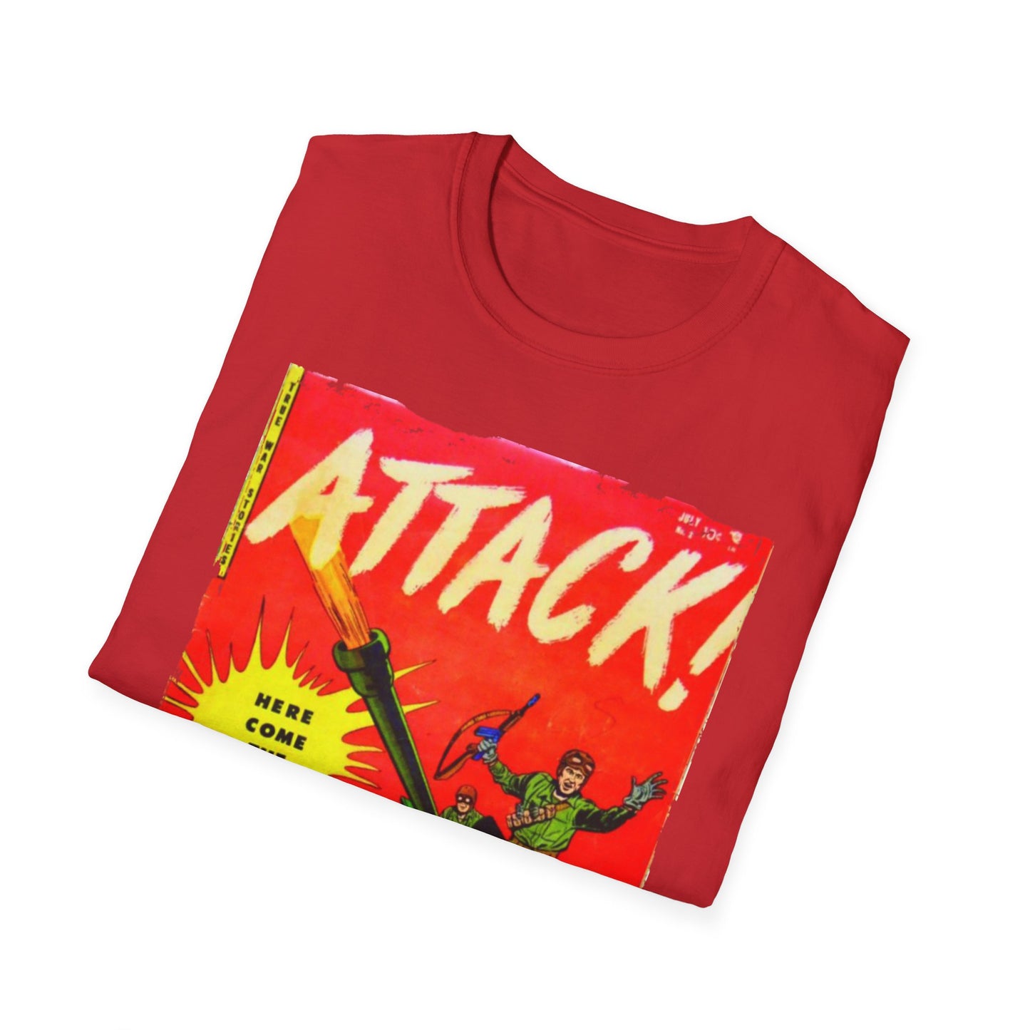 Attack! July 1952 - Unisex Softstyle T-Shirt