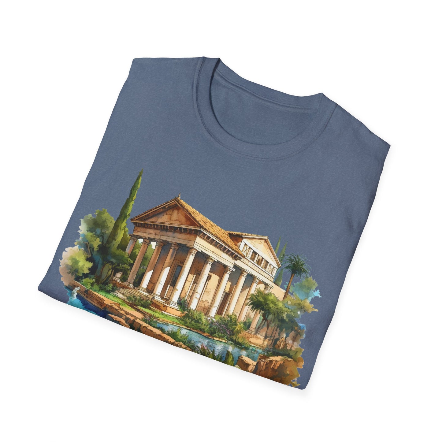 Ancient Bldg 3 - Unisex Softstyle T-Shirt