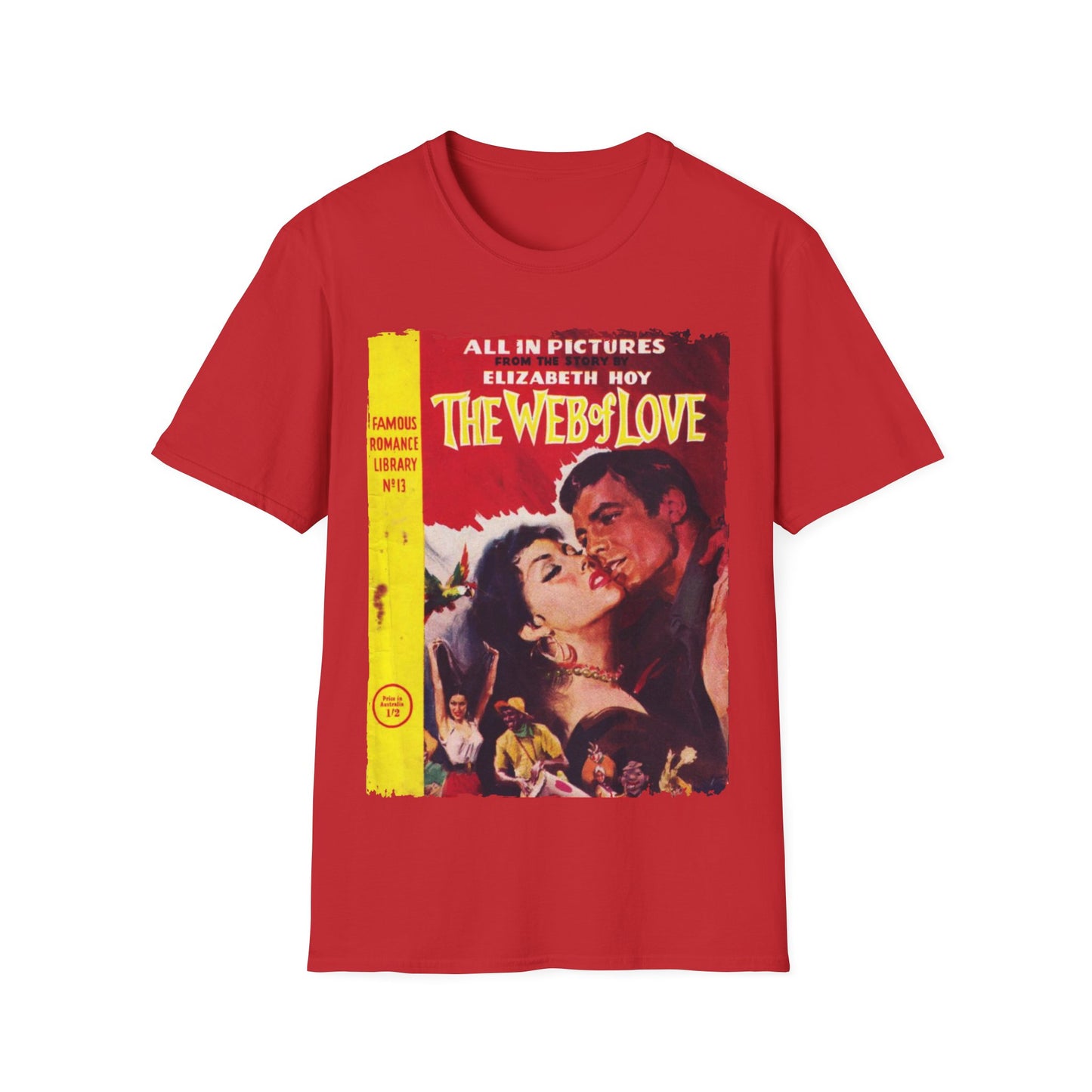 Famous Romance Library No.13 - Unisex Softstyle T-Shirt