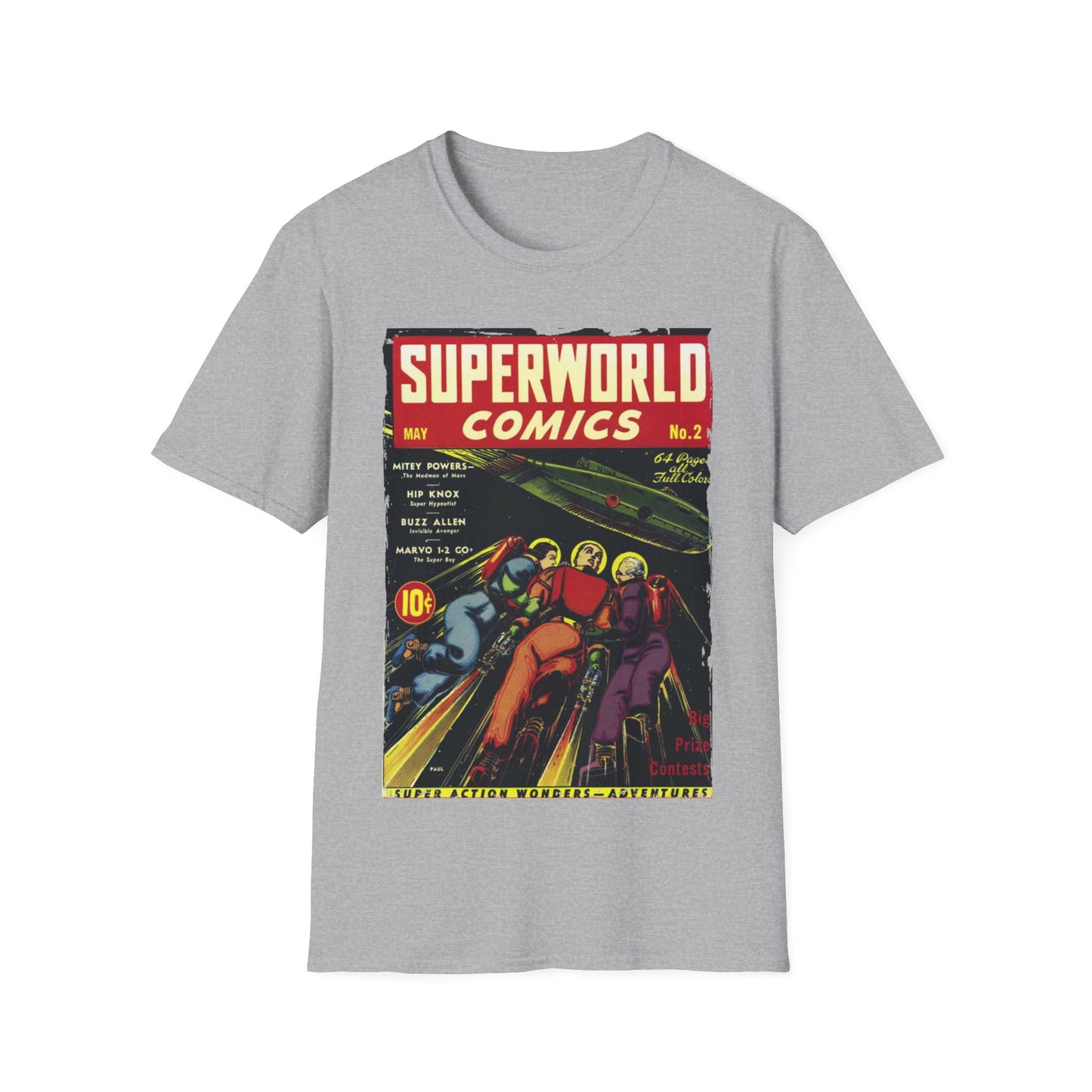 Superworld No.2 - Unisex Softstyle T-Shirt - Pacific Sky Games