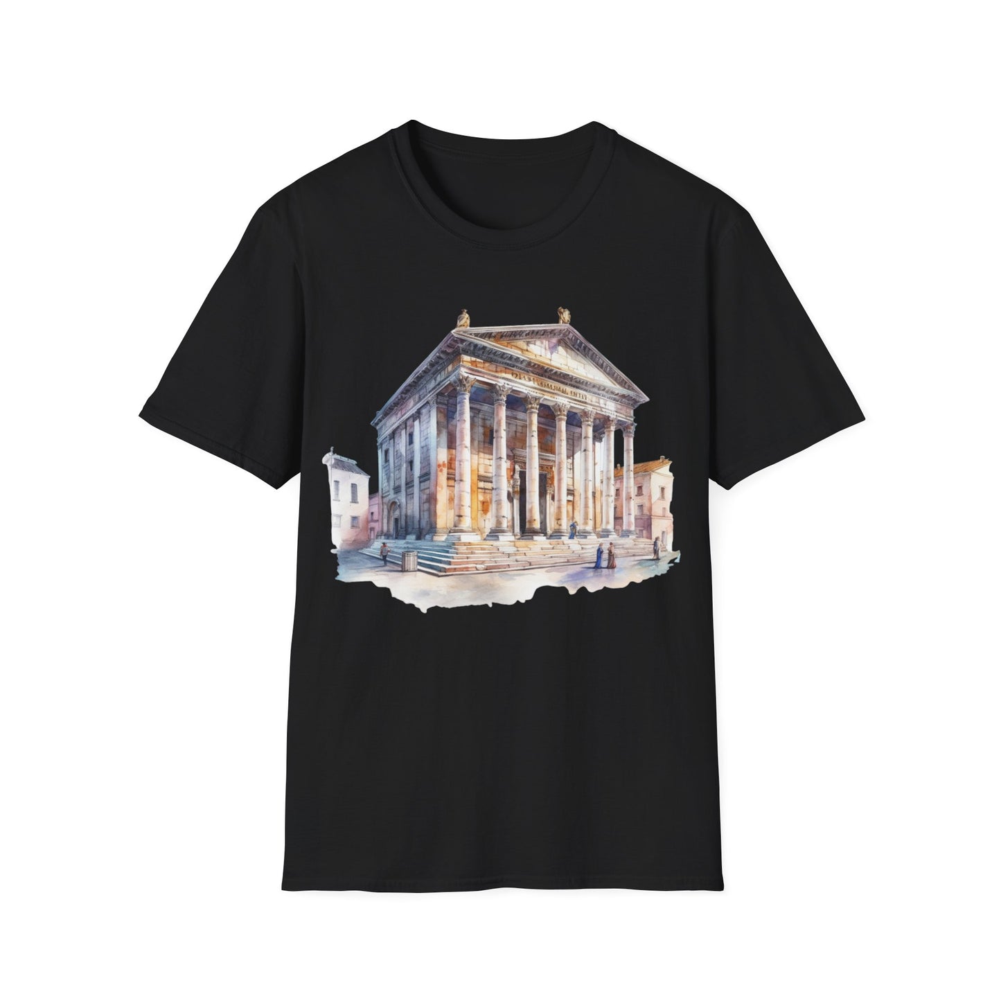 Ancient Bldg 2 - Unisex Softstyle T-Shirt