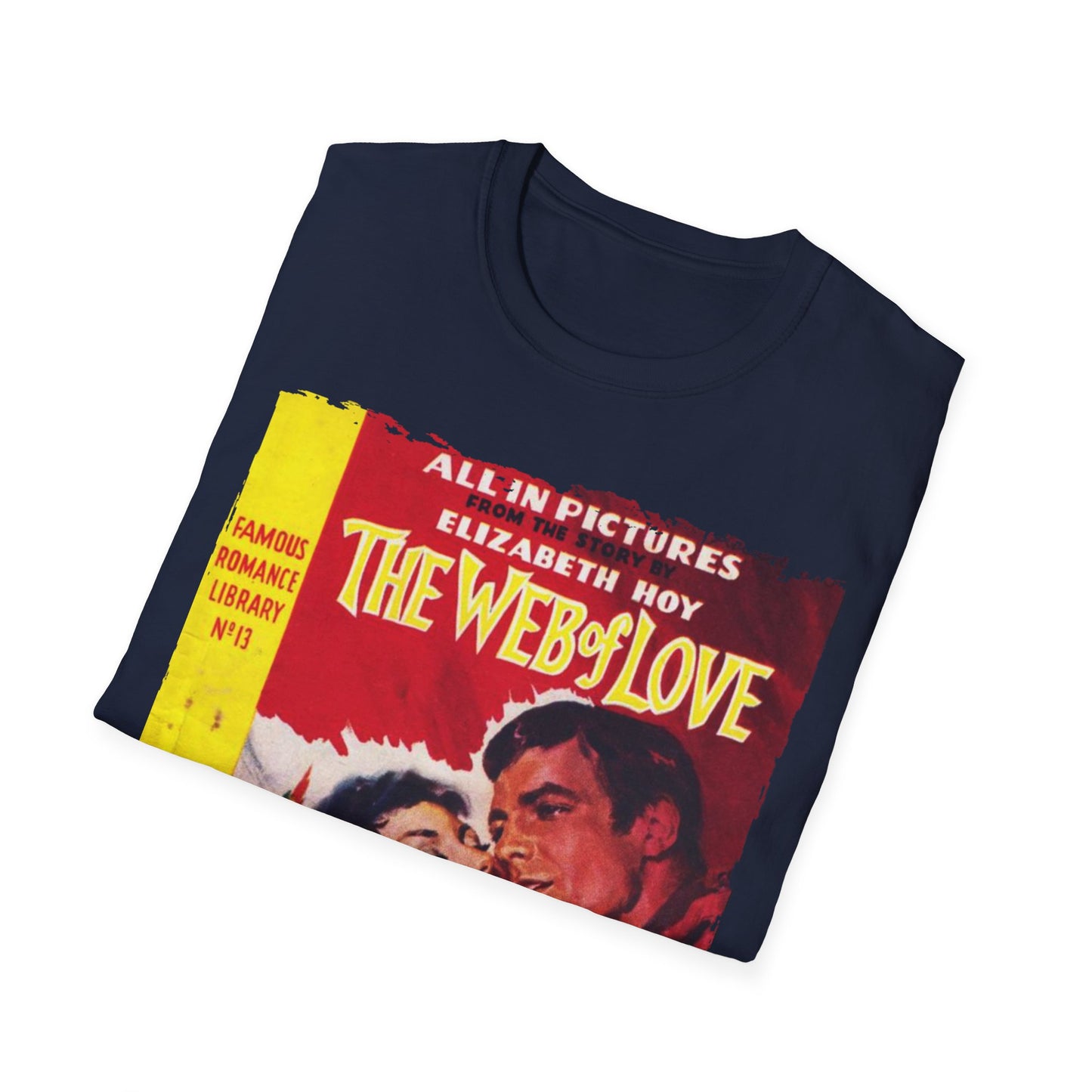 Famous Romance Library No.13 - Unisex Softstyle T-Shirt