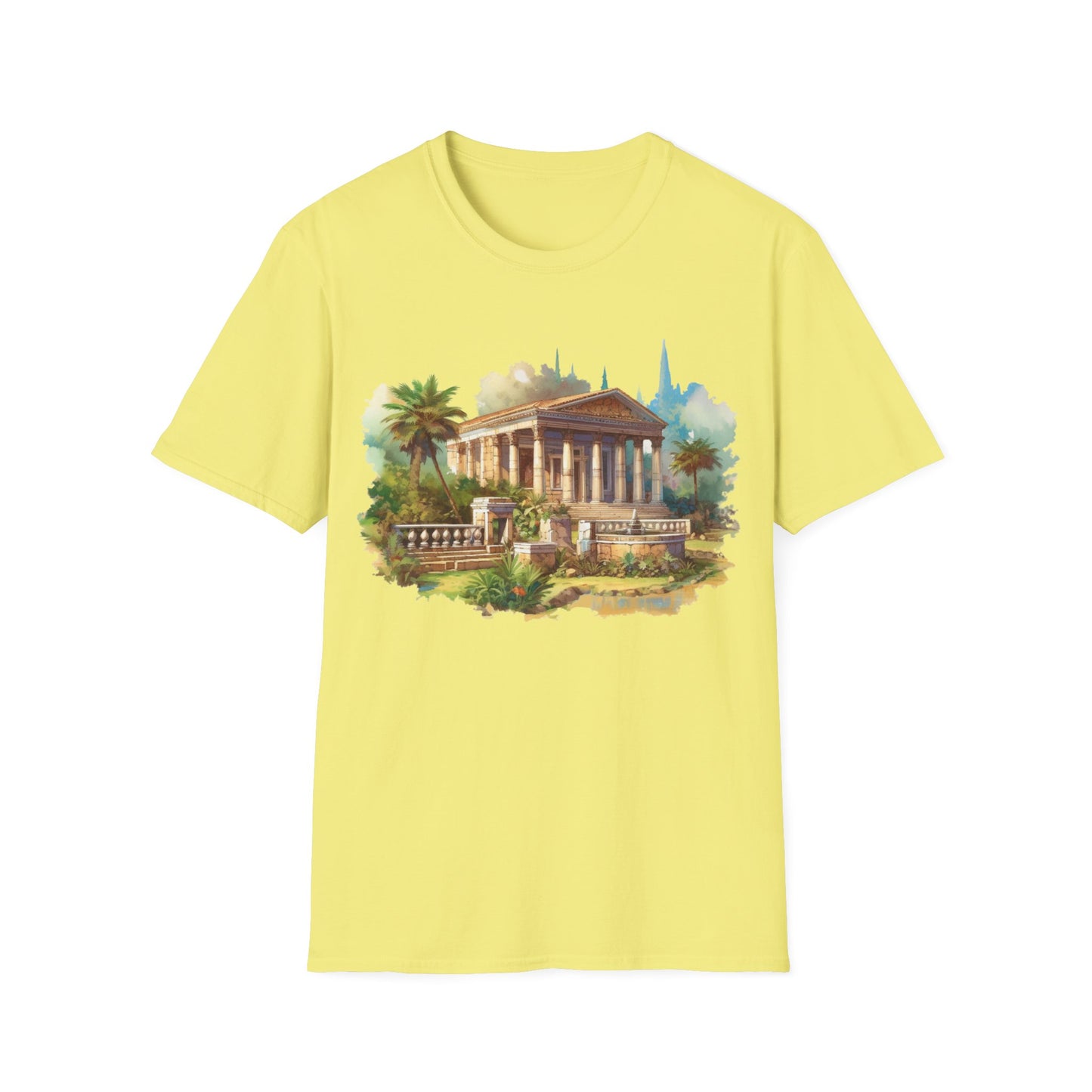 Ancient Bldg 5 - Unisex Softstyle T-Shirt