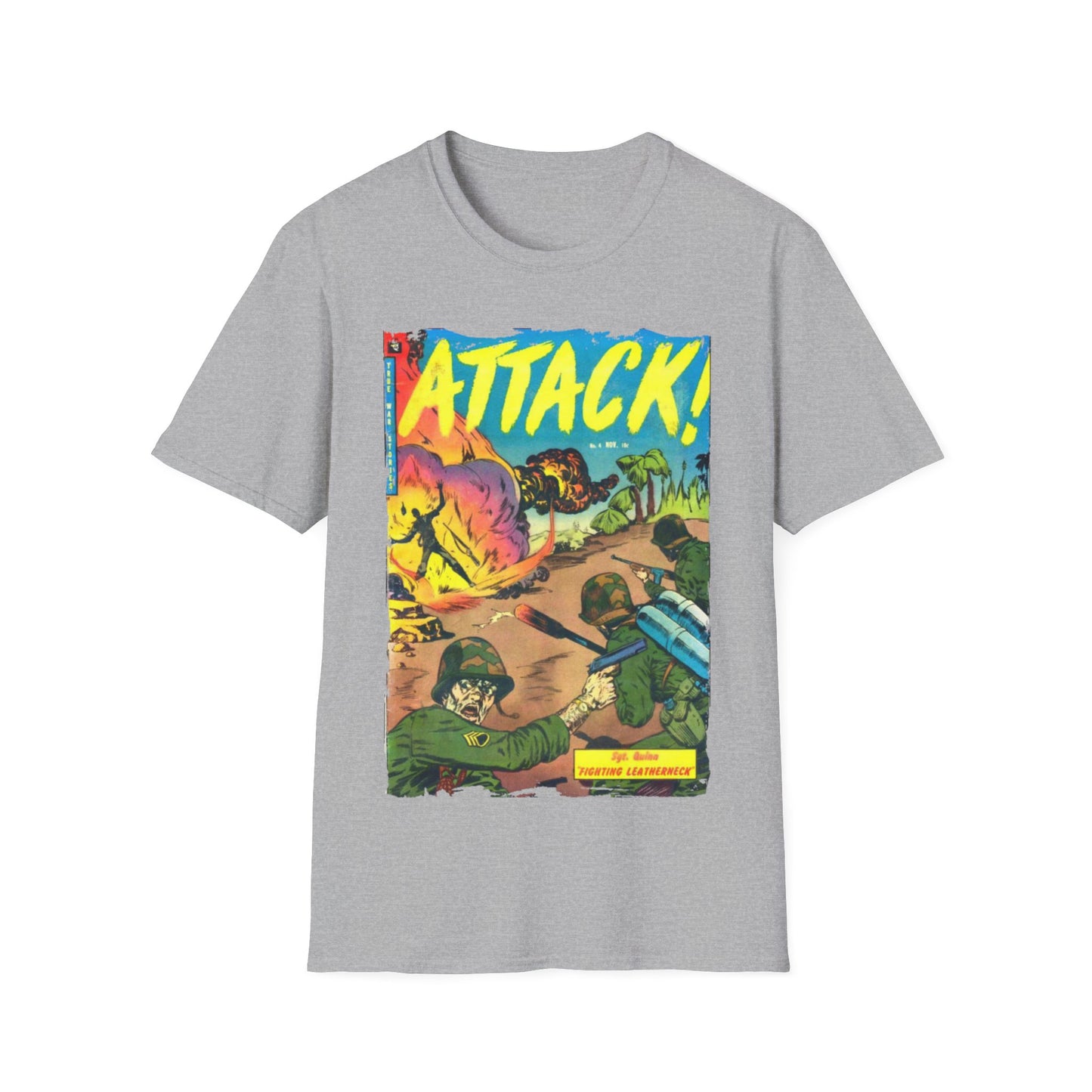 Attack! Nov 1952 - Unisex Softstyle T-Shirt